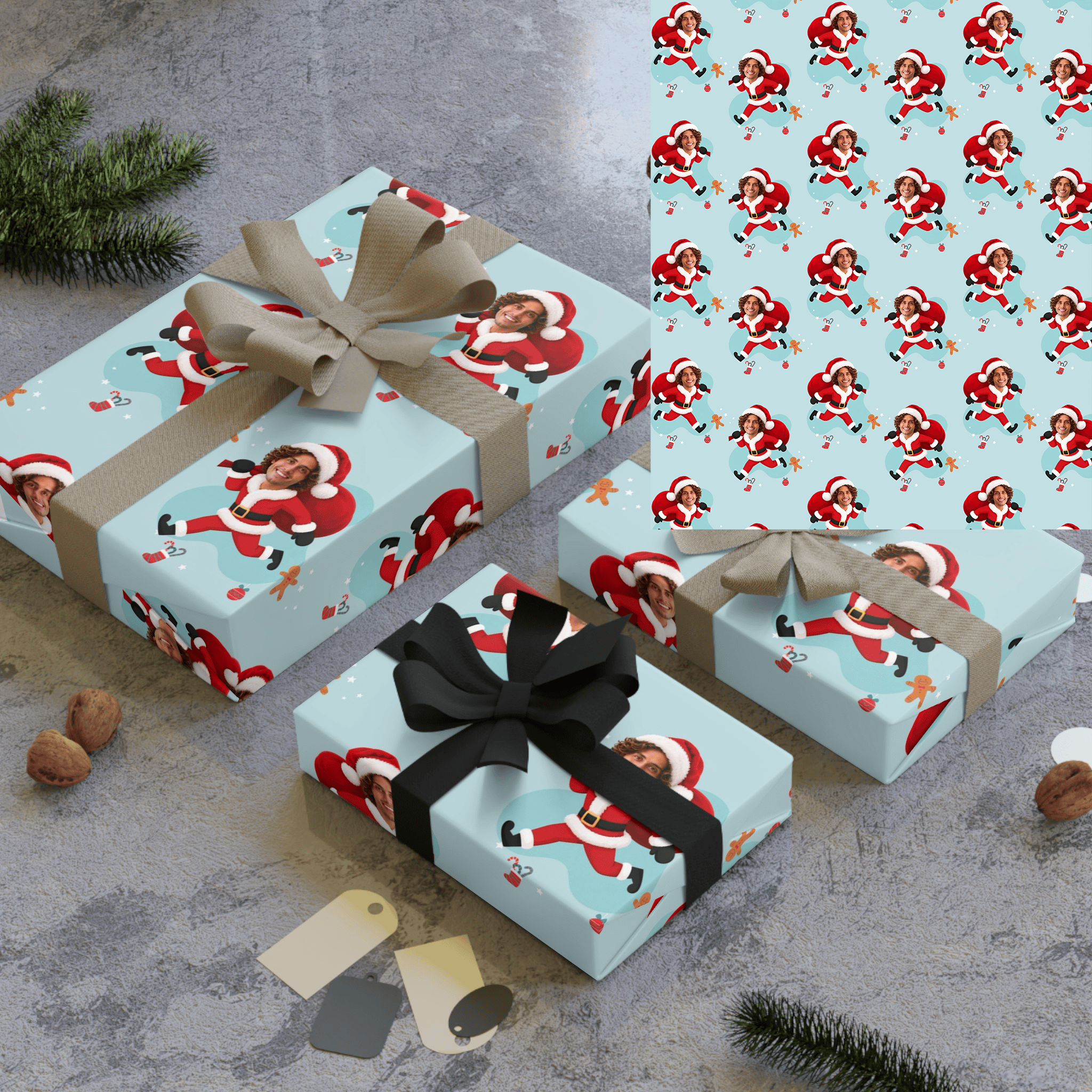 AT - Off Campus Christmas Matte Wrapping Paper