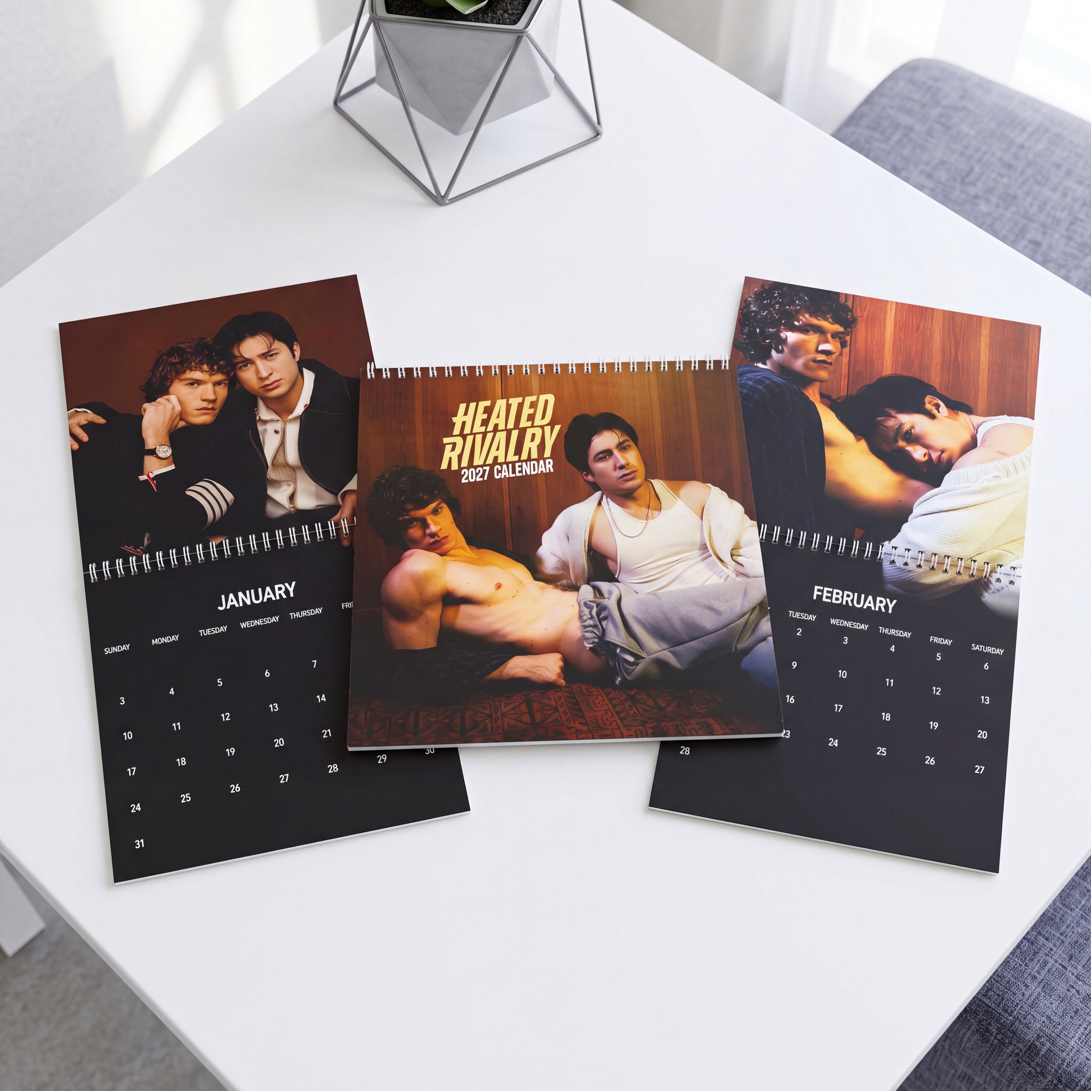 QK - Heated Rivalry 2027 Wall Calendar