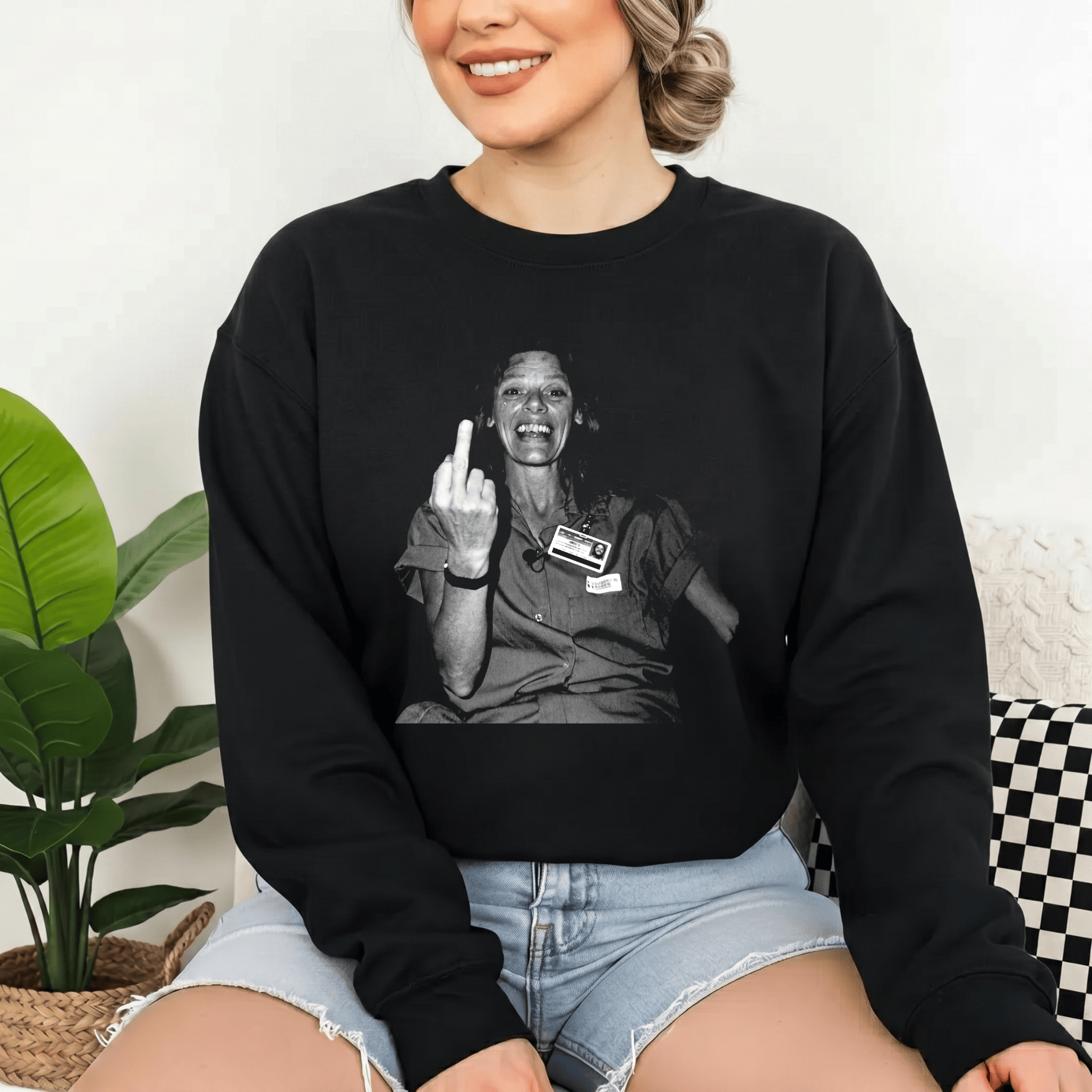 Aileen Wuornos Middle Finger Shirts - Image 8