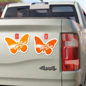 Dolly Tennessee Tribute Butterfly Helmet Stickers,Magnets Die Cut