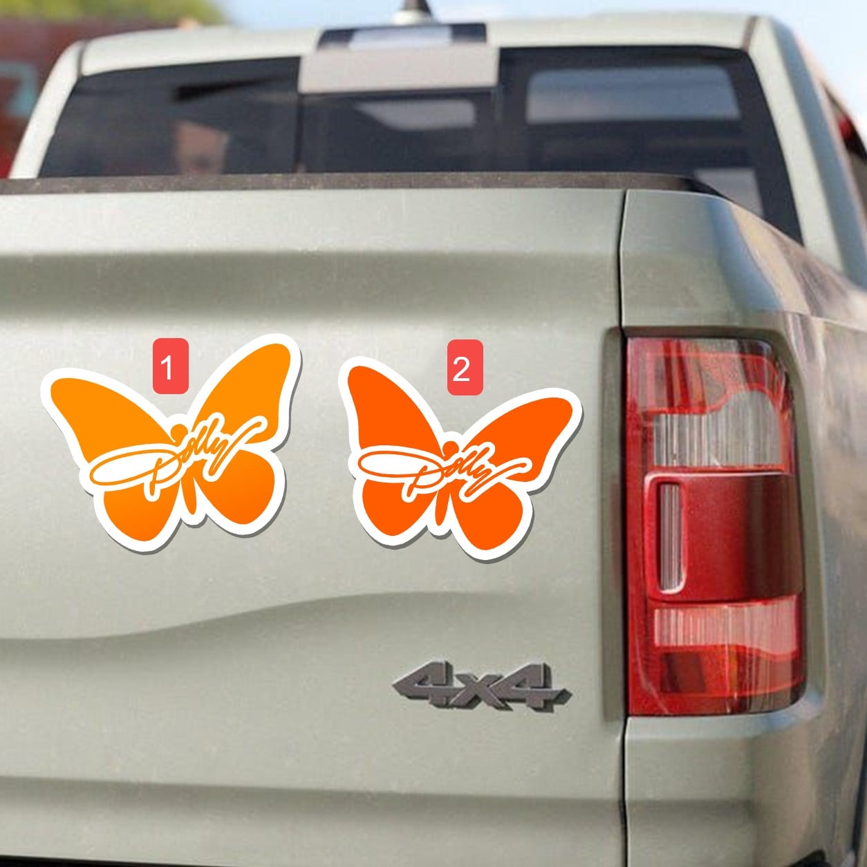 Dolly Tennessee Tribute Butterfly Helmet Stickers,Magnets Die Cut