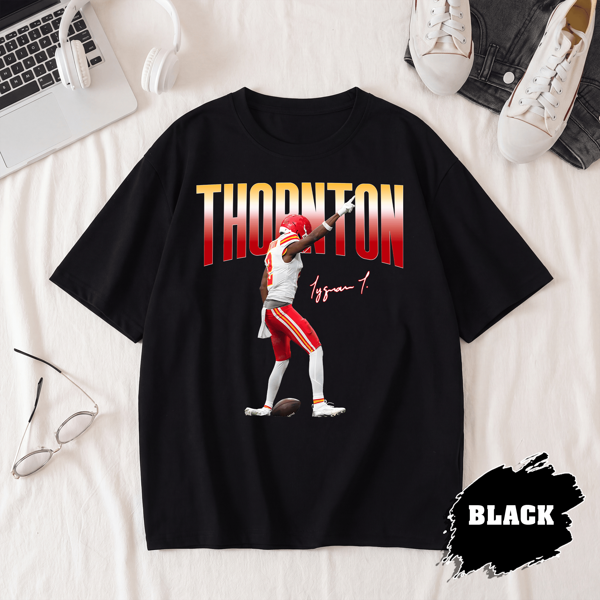 BN - Tyquan Thornton Shirt, Kansas City Football Tee