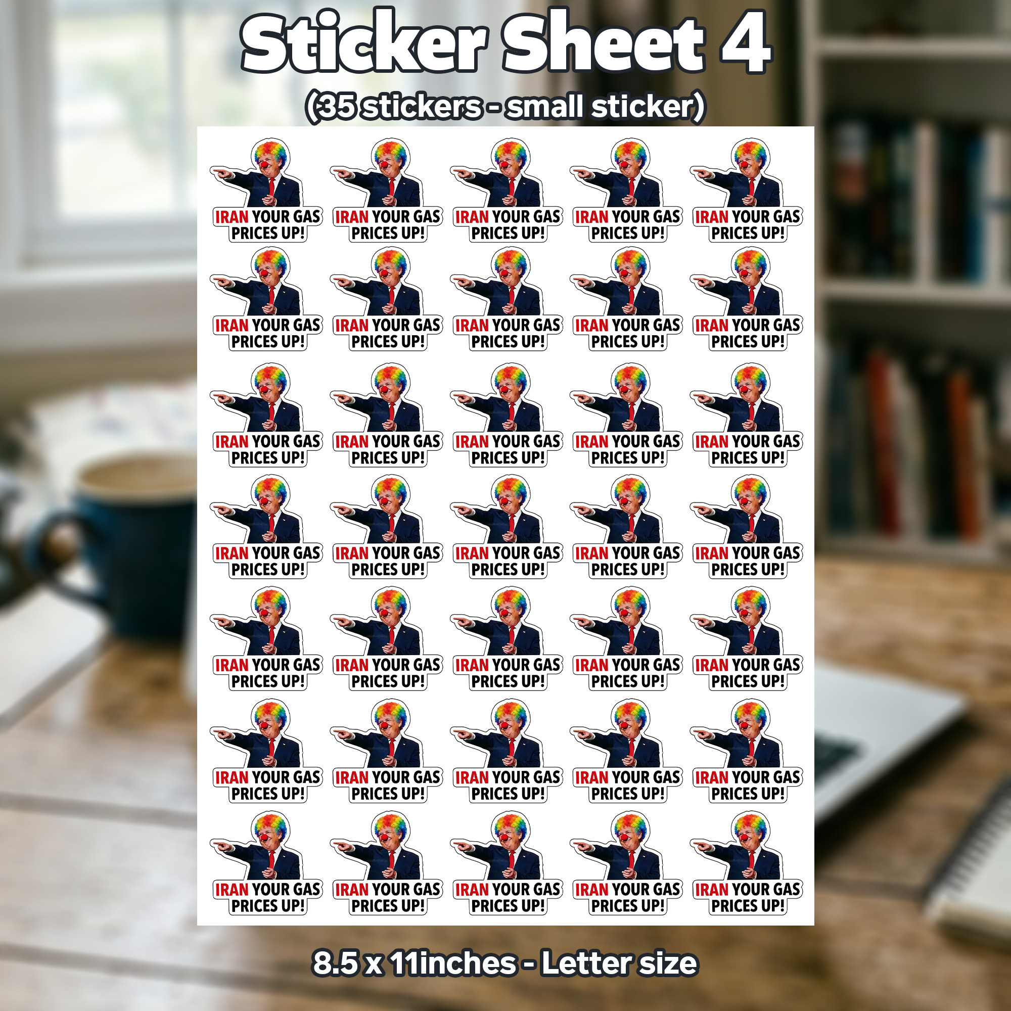 Trump Did That!" Sheet Sticker - Image 4