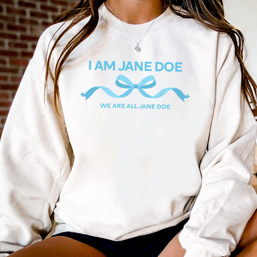 AT - I am Jane Doe Ribbon T-Shirt - Image 4