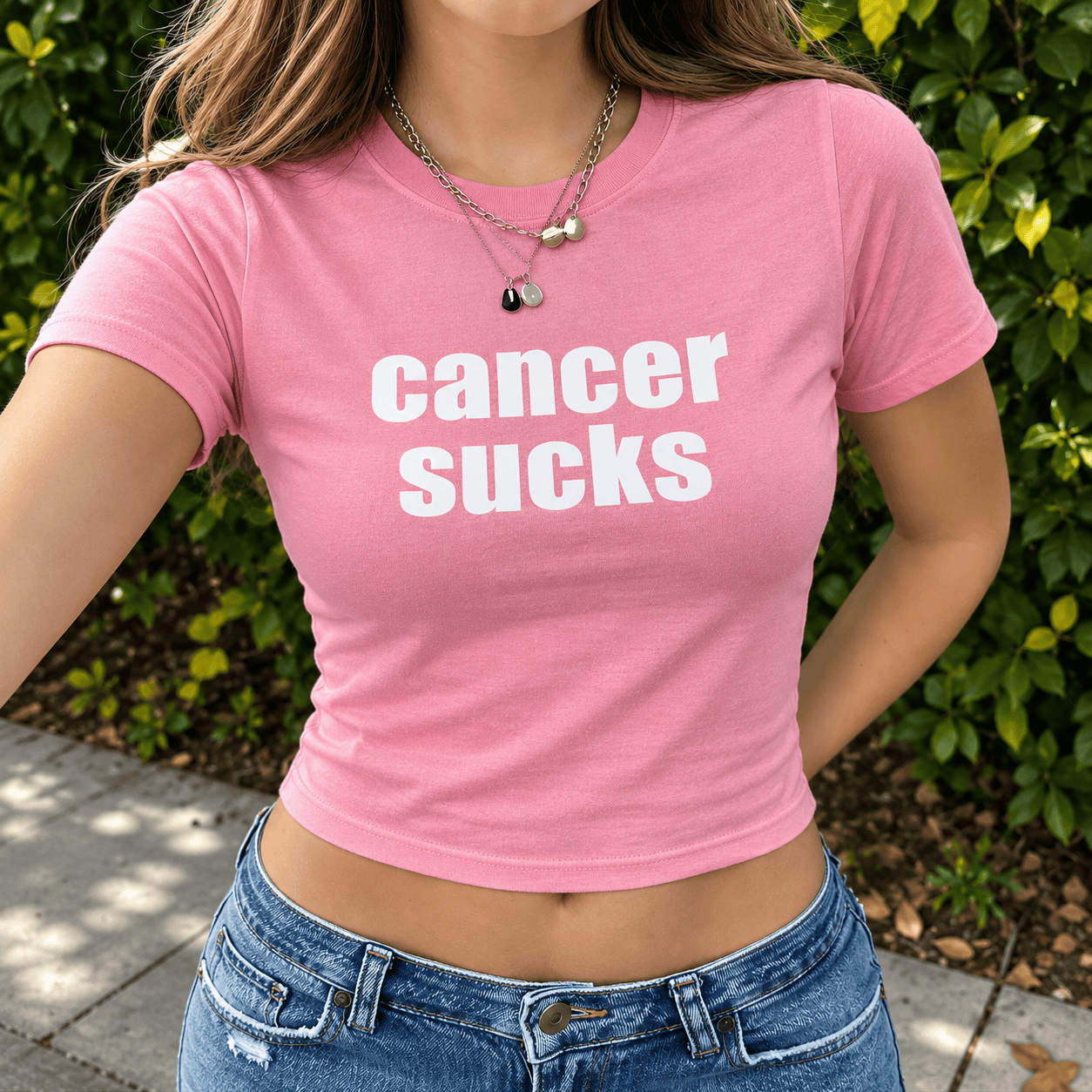 NN - Anya Taylor-joy Cancer Sucks BabyTee, LUCKY Movie Shirt - Image 2