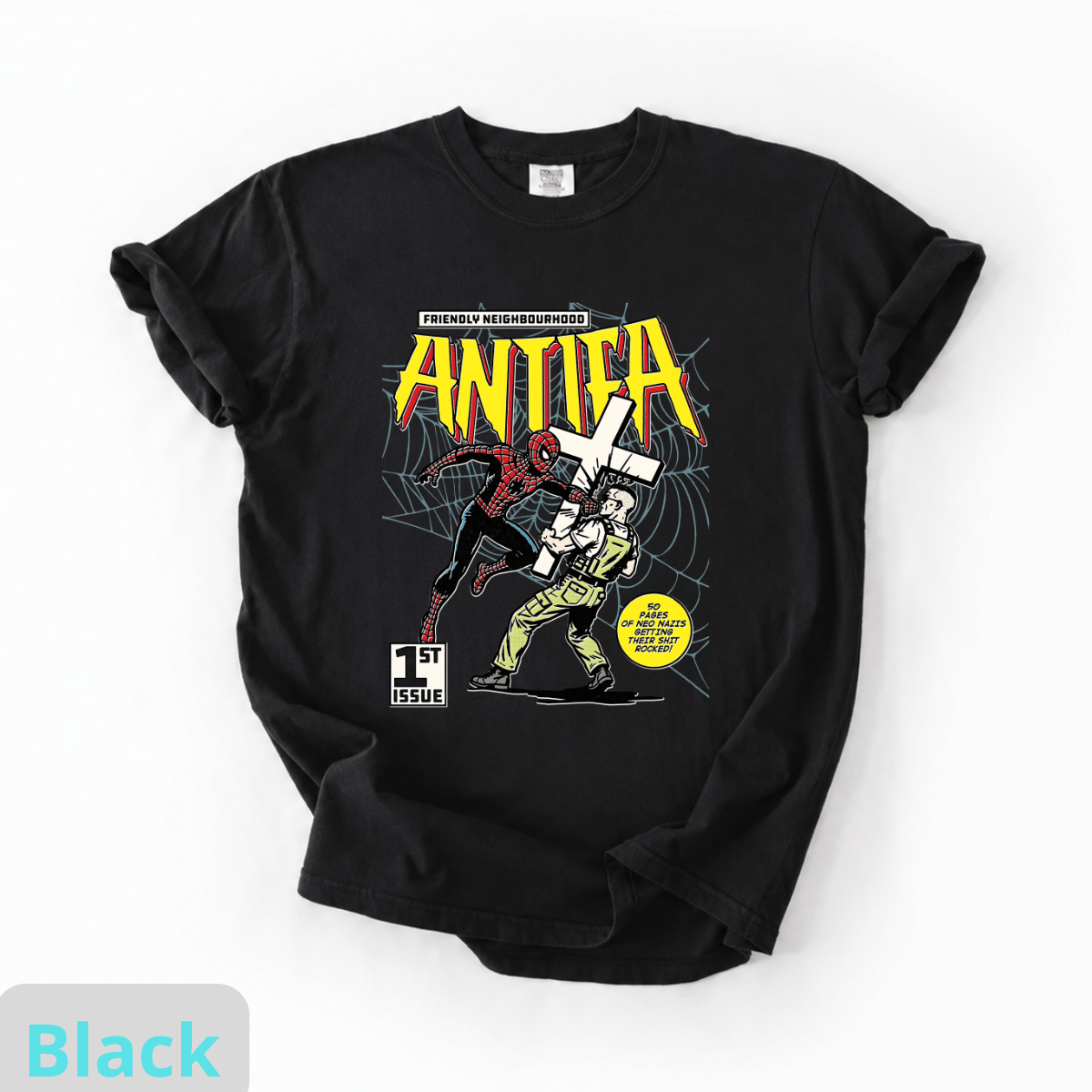 NS - Spiderman Antifa Shirt - Image 2