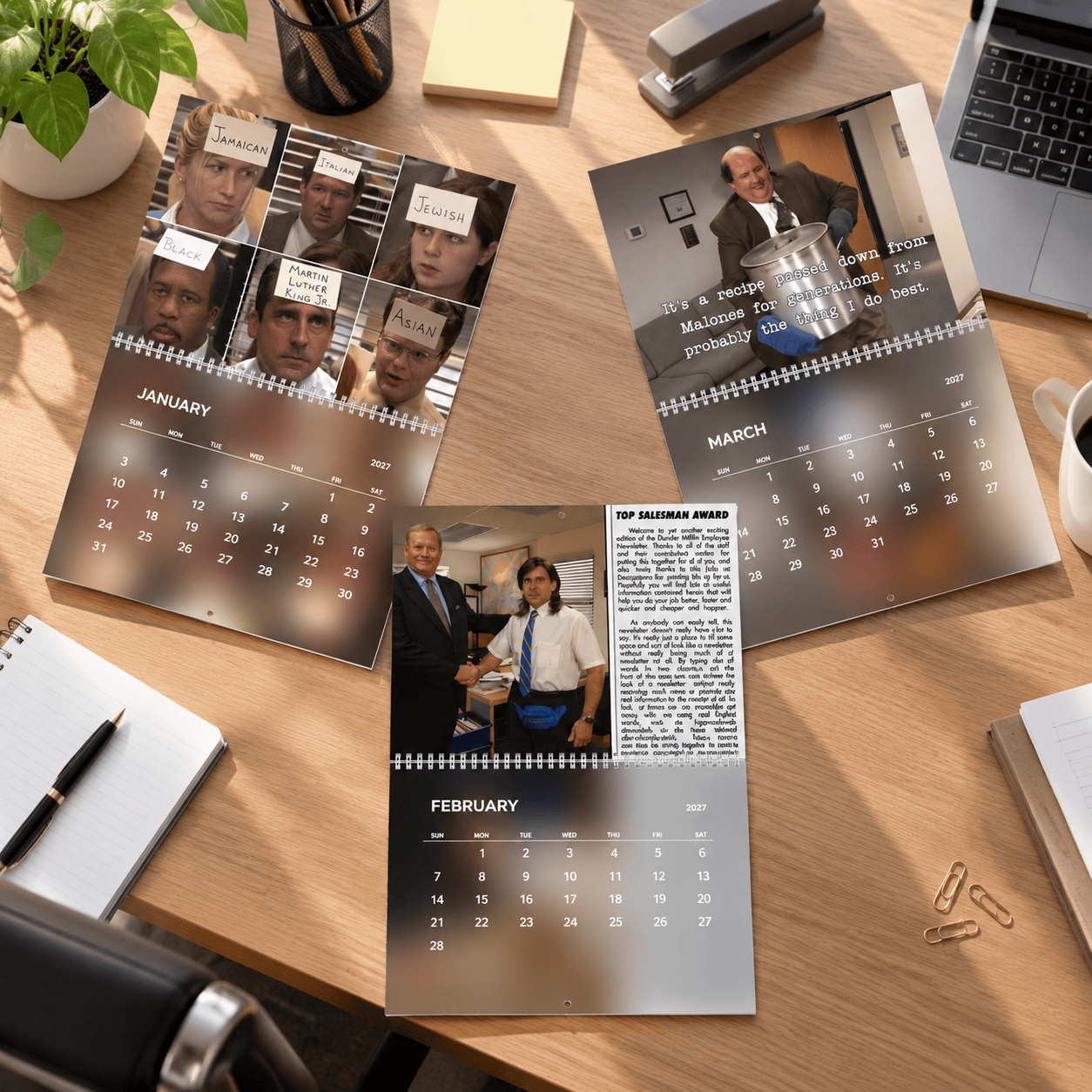 NA - Funny Meme The Office ULTIMATE 2027 Wall Calendar - Image 2