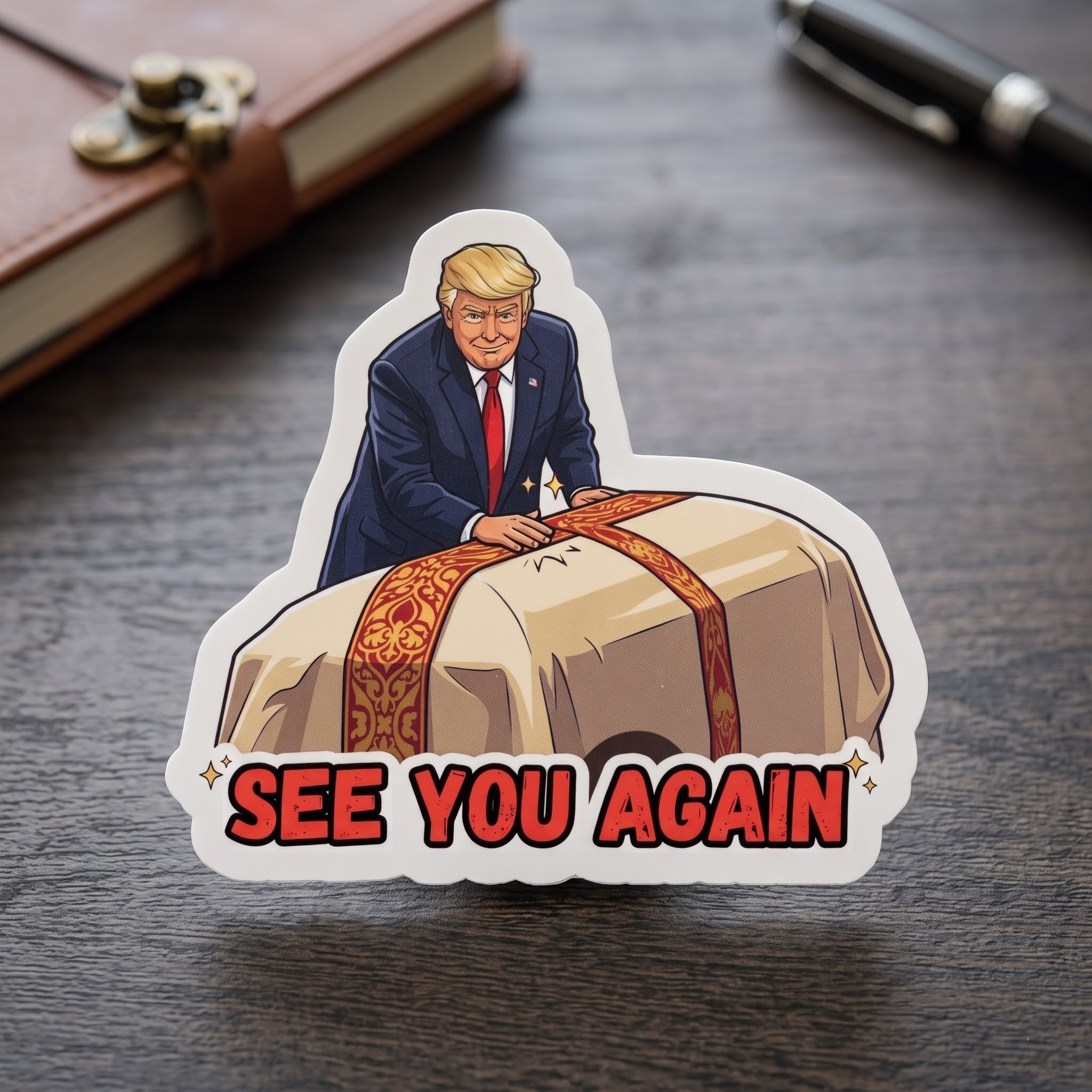 VL - Trump See You Again Magnet/Stickers Sticker - Image 2