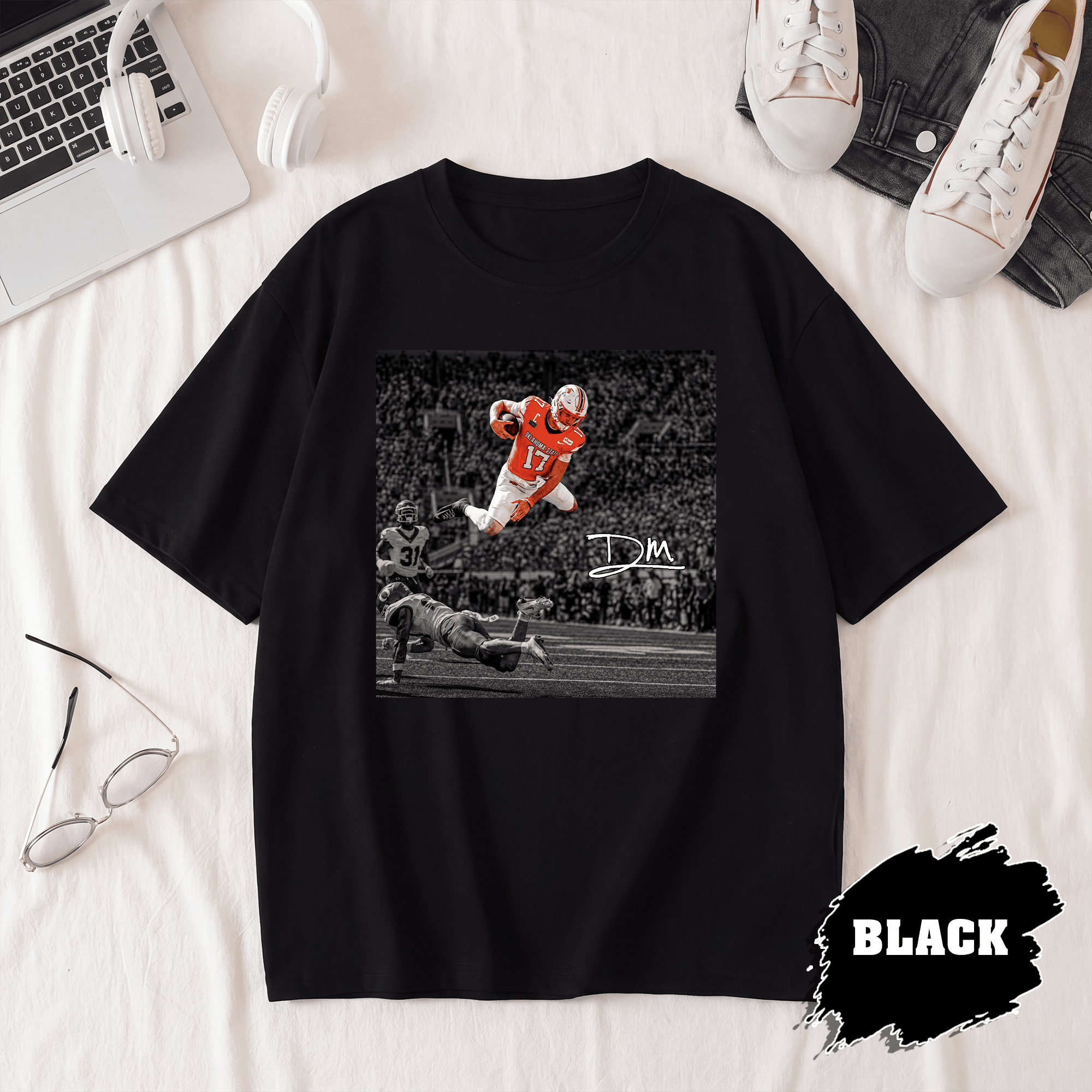 BN - Drew Mestemaker T-Shirt, Oklahoma Football Tee