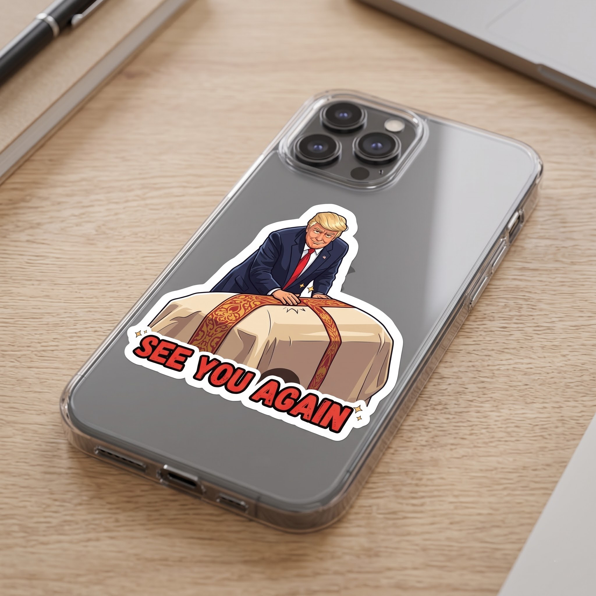 VL - Trump See You Again Magnet/Stickers Sticker - Image 3