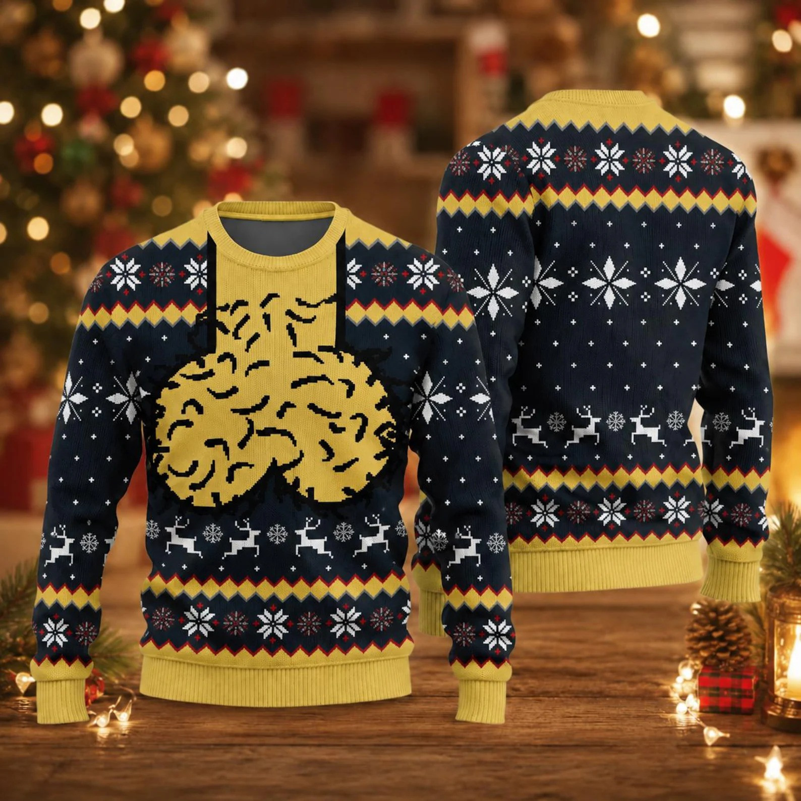 TT - Hilarious Merry Cockmas 350gsm Premium Sweater Ugly Christmas, Funny Nuts Sack Holiday Sweater, Funny Xmas Apparel - Image 3