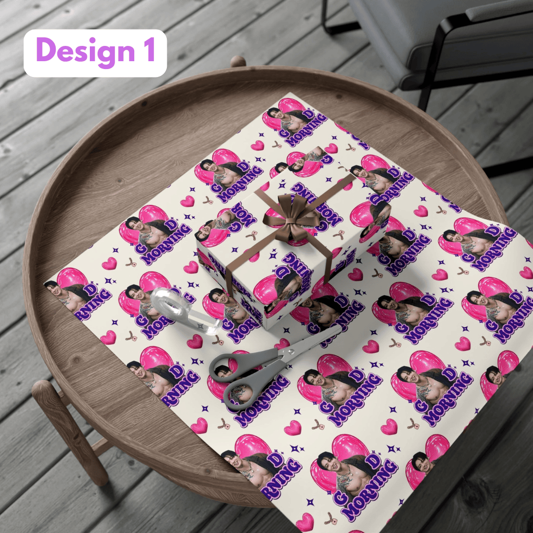 TT - Christmas Hot JungKook Matte Wrapping Papers - Image 2