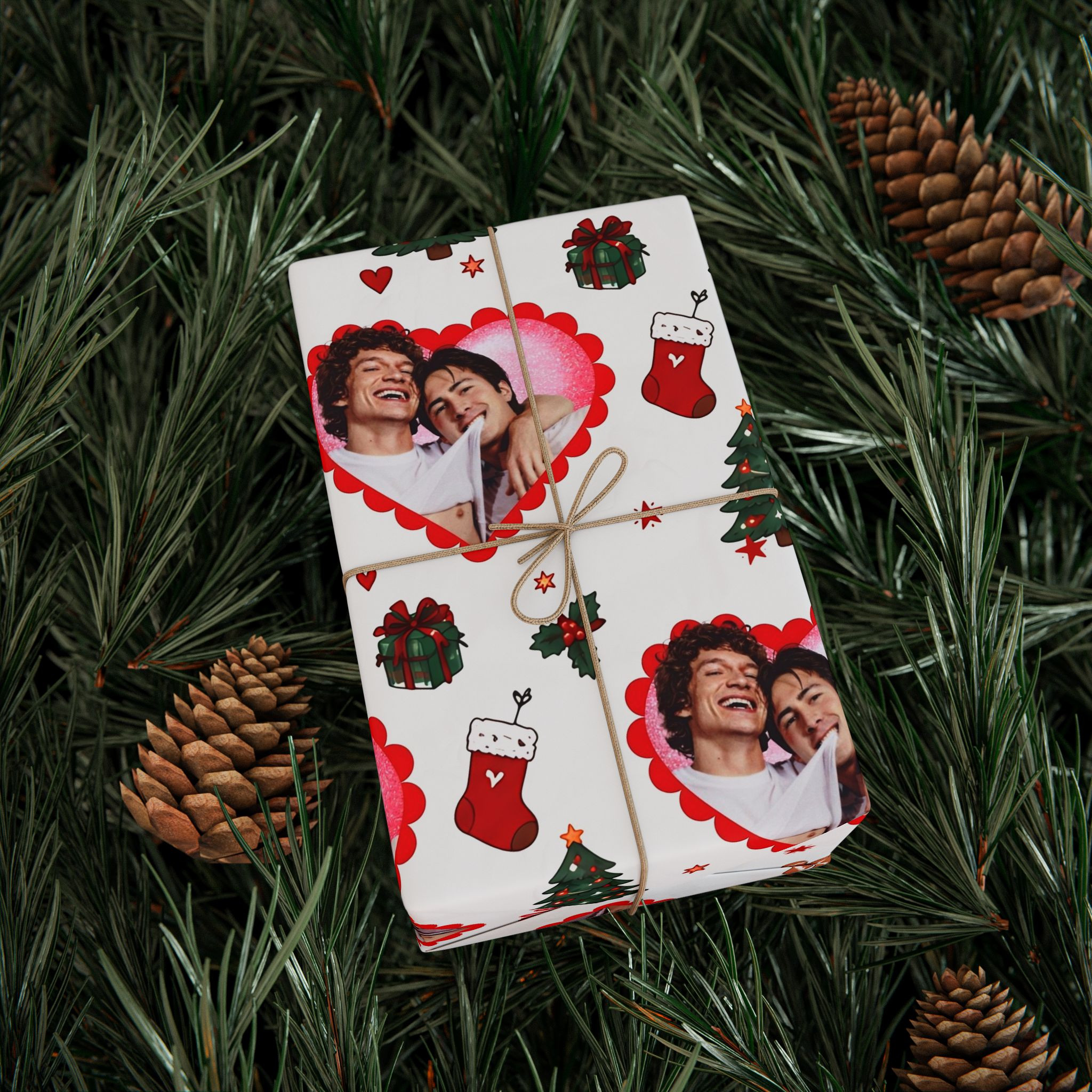 AT - Heated Rivalry Matte Wrapping Paper - Image 6