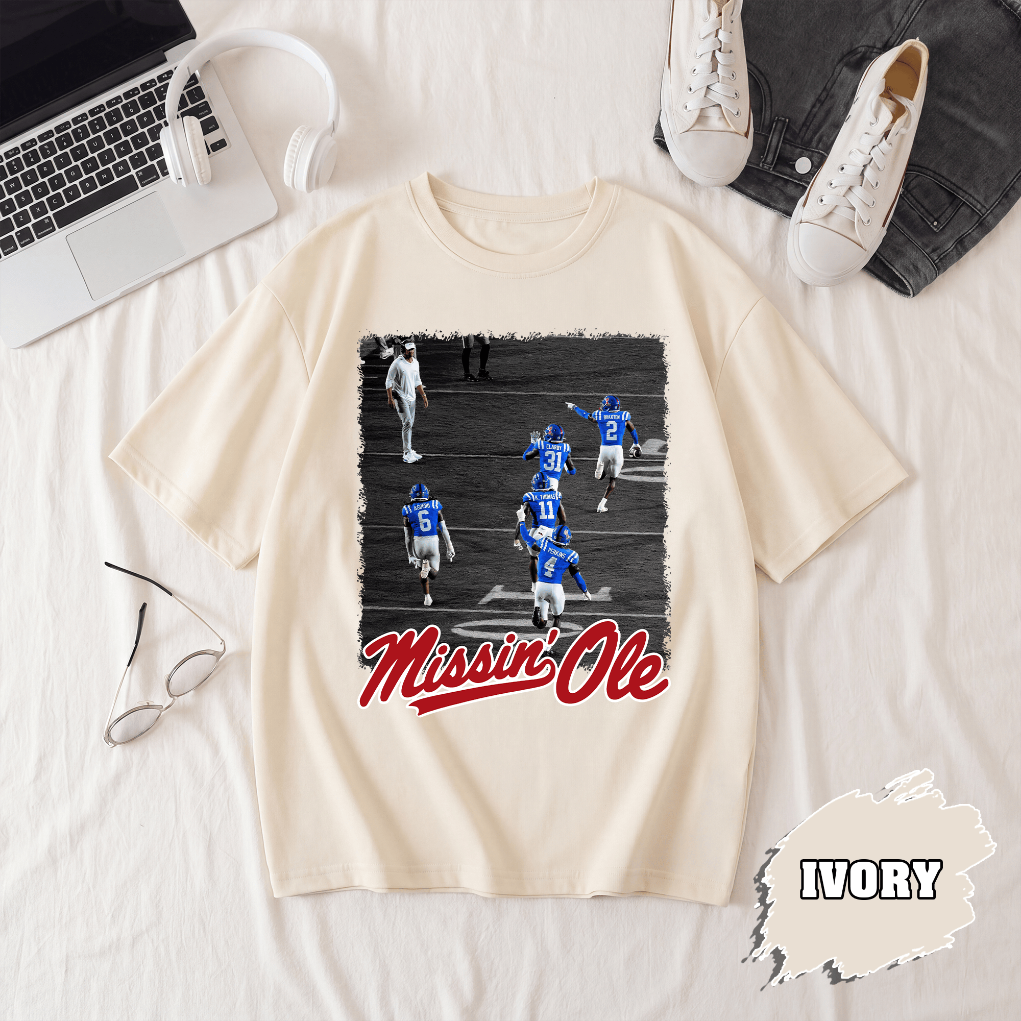 BN - Missin' Ole Shirt, Mississippi Old Coach Tee - Image 4