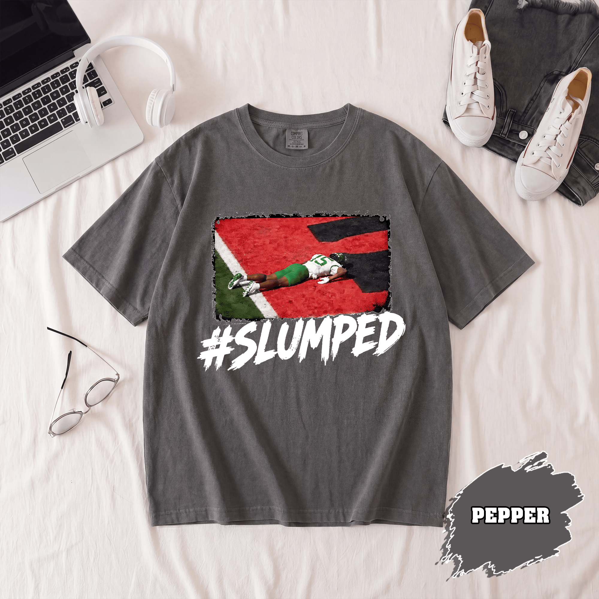 BN - 15 Oregon Slumped T-Shirt, Drew Mestemaker Oklahoma Football Tee - Image 5