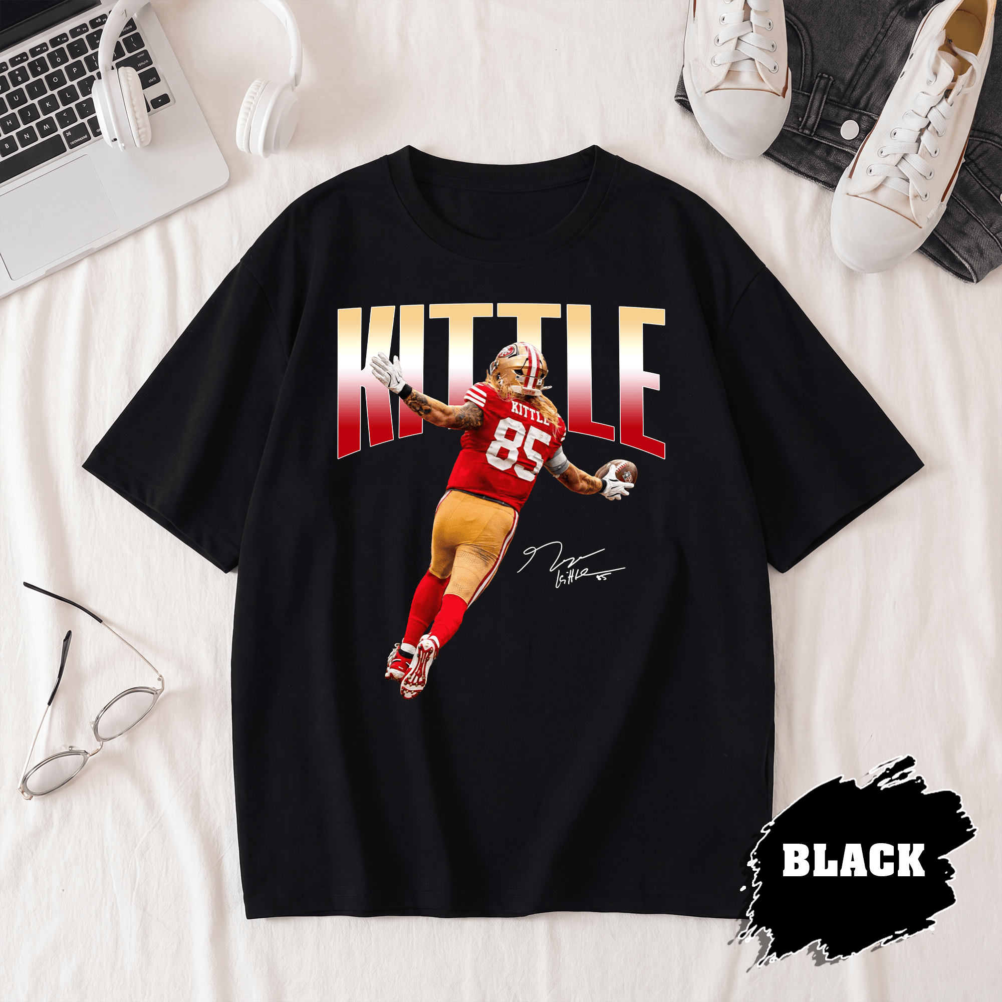BN - George Kittle Shirt, San Francisco Football Tee