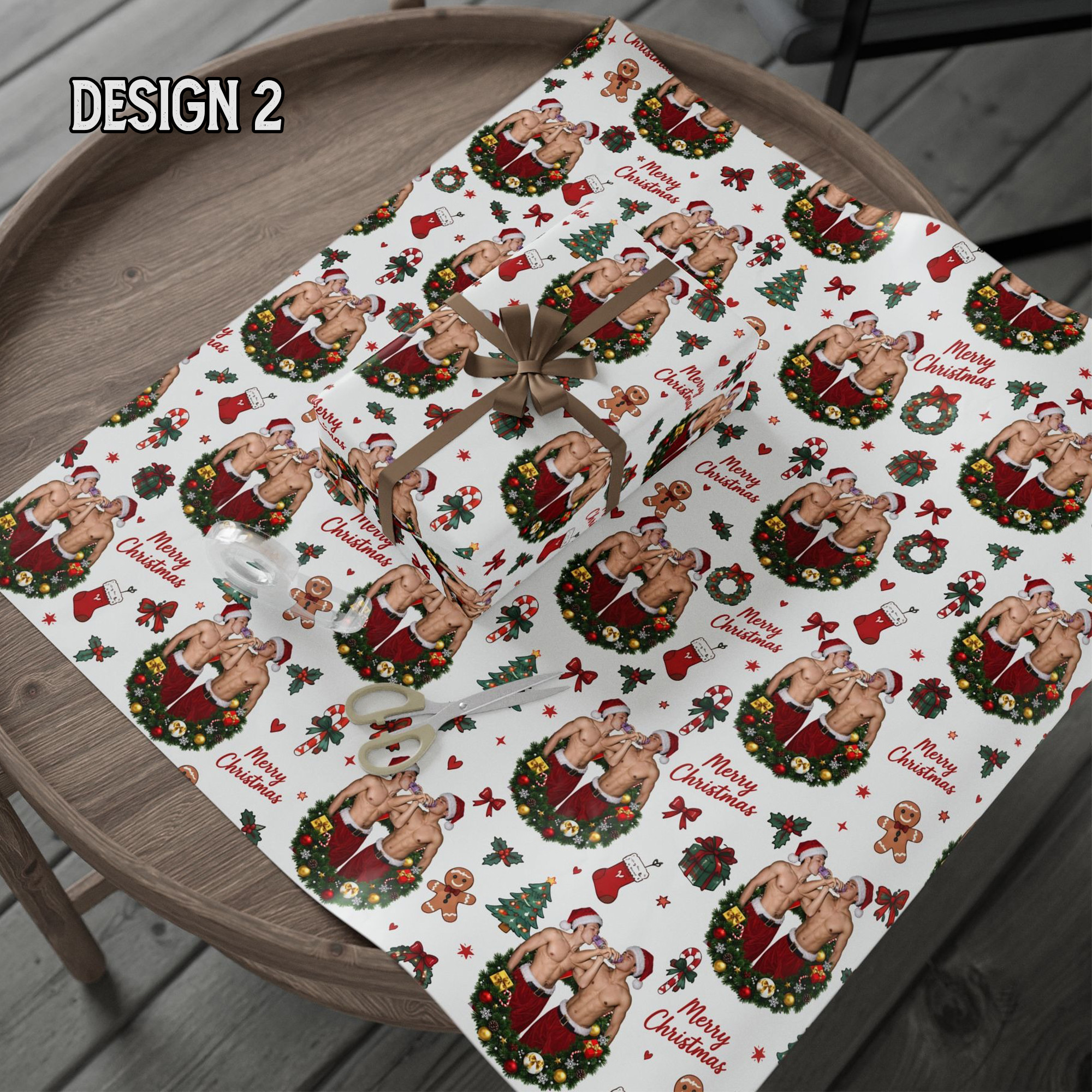 NA - Headted Rivalry Matte Wrapping Paper (LF) - Image 4
