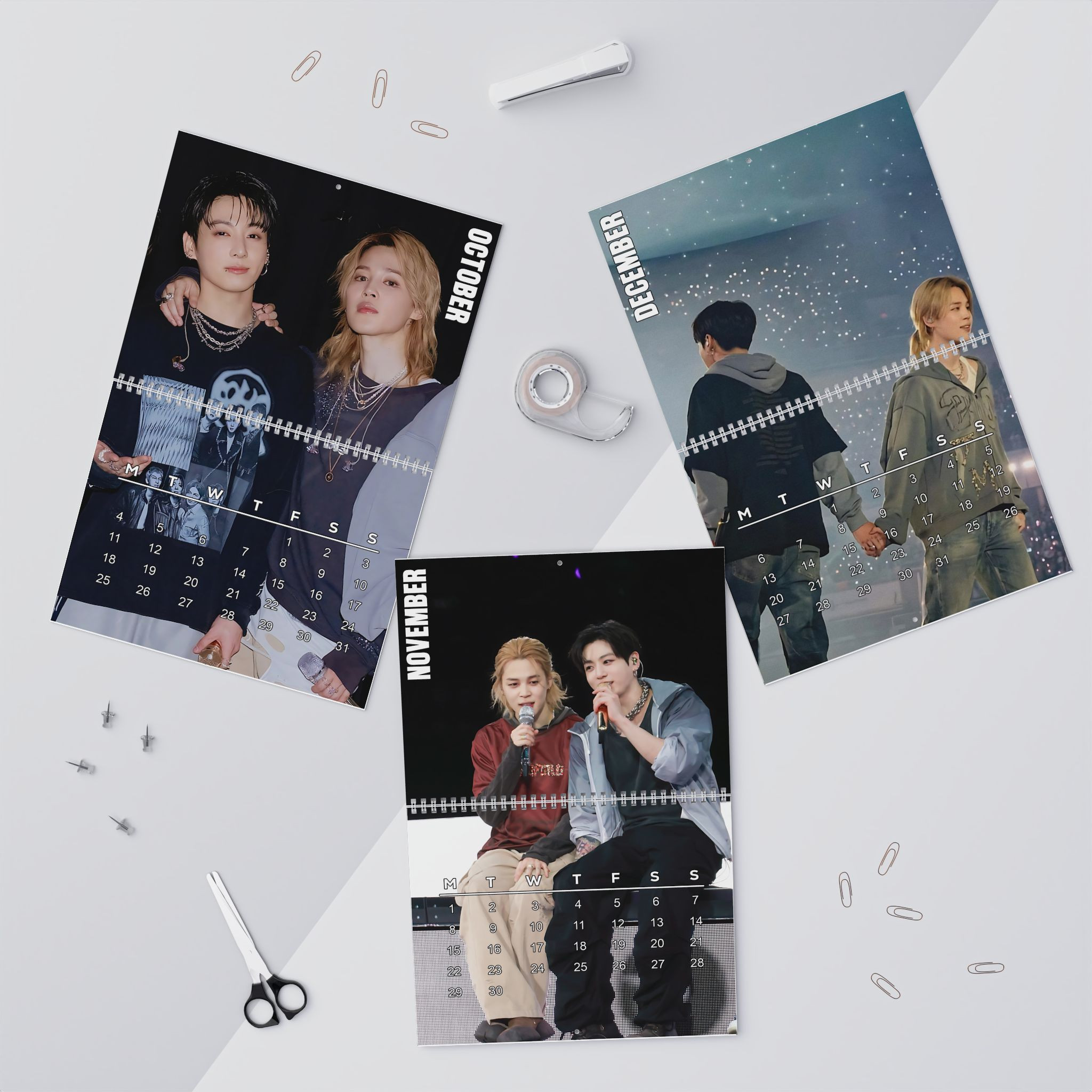 VL - Jungkook and Jimin 2027 Wall Calendar - Image 5