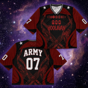 HN - 3D Hooligan BTS Army Arirang World Tour Kpop Football Croptop Jersey