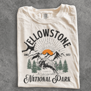 TL - Bison Yellowstone National Park Shirts