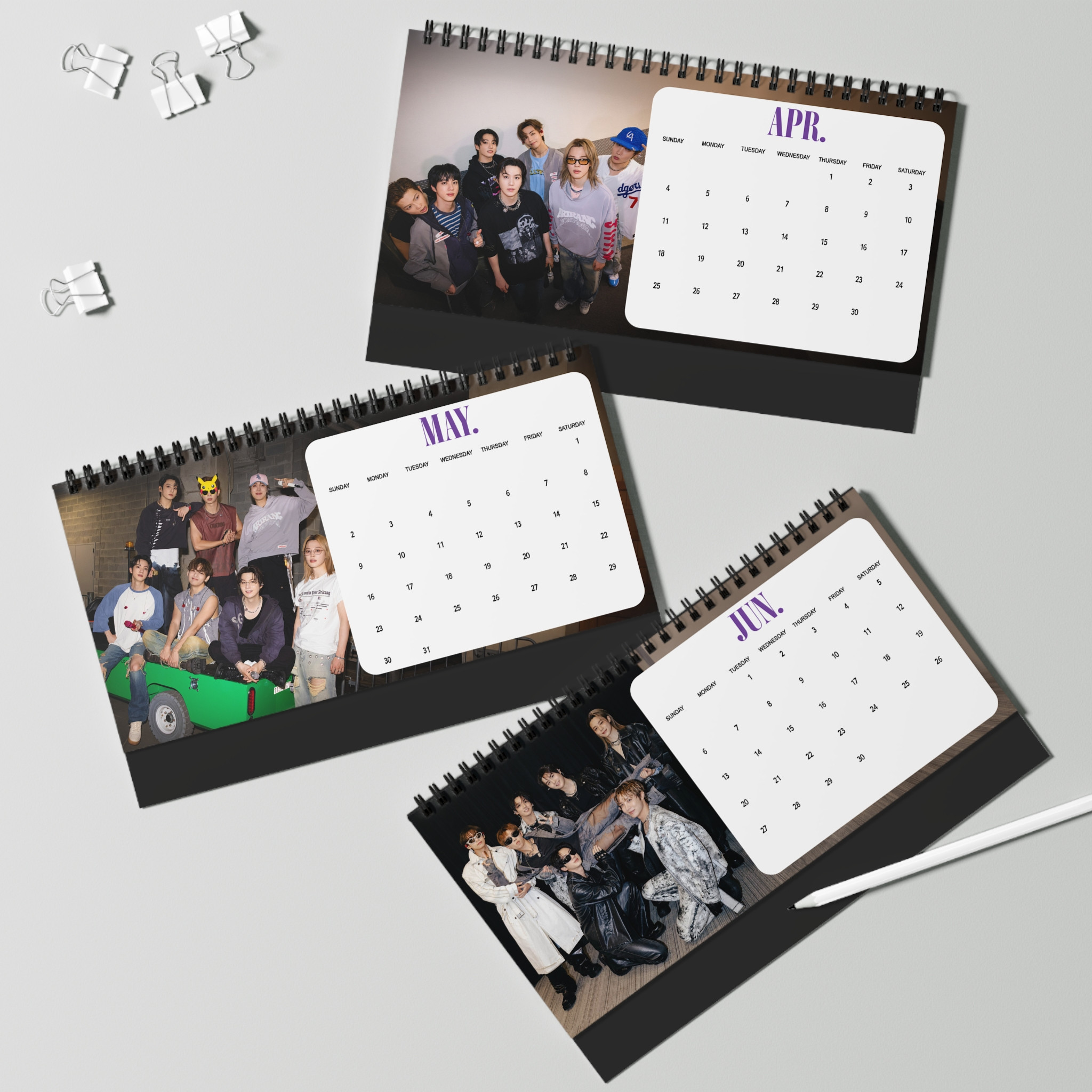 AT - BTS Desktop Calendar - Image 4