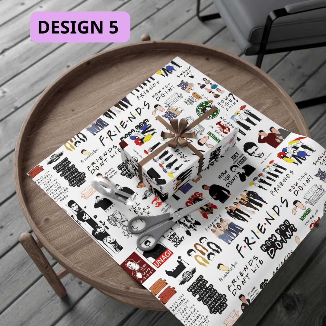 TT - Friends Tvshow Inspired Matte Wrapping Papers - Image 6