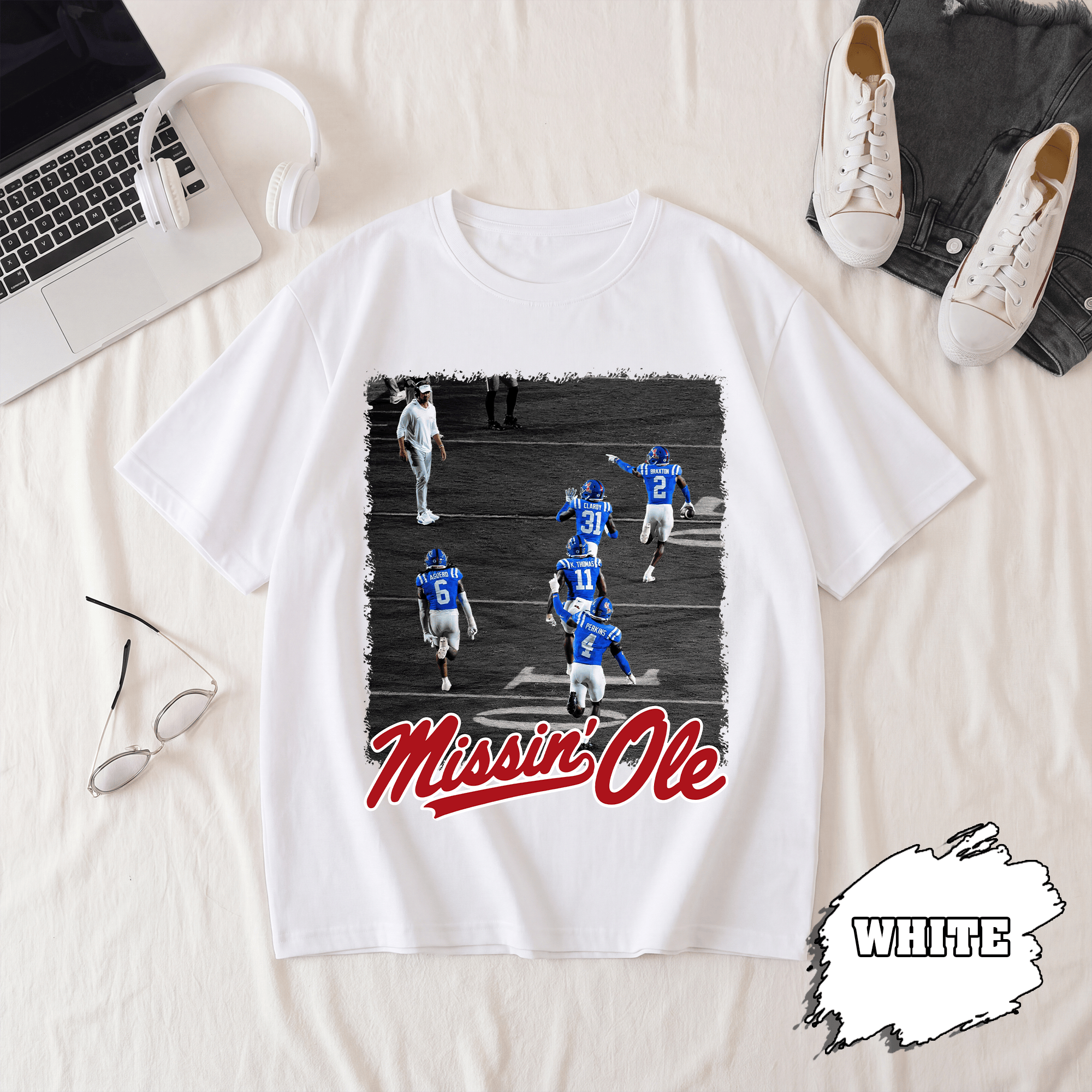 BN - Missin' Ole Shirt, Mississippi Old Coach Tee - Image 2