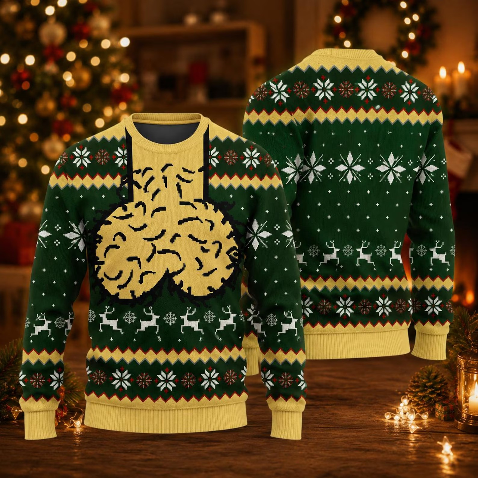 TT - Hilarious Merry Cockmas 350gsm Premium Sweater Ugly Christmas, Funny Nuts Sack Holiday Sweater, Funny Xmas Apparel - Image 2