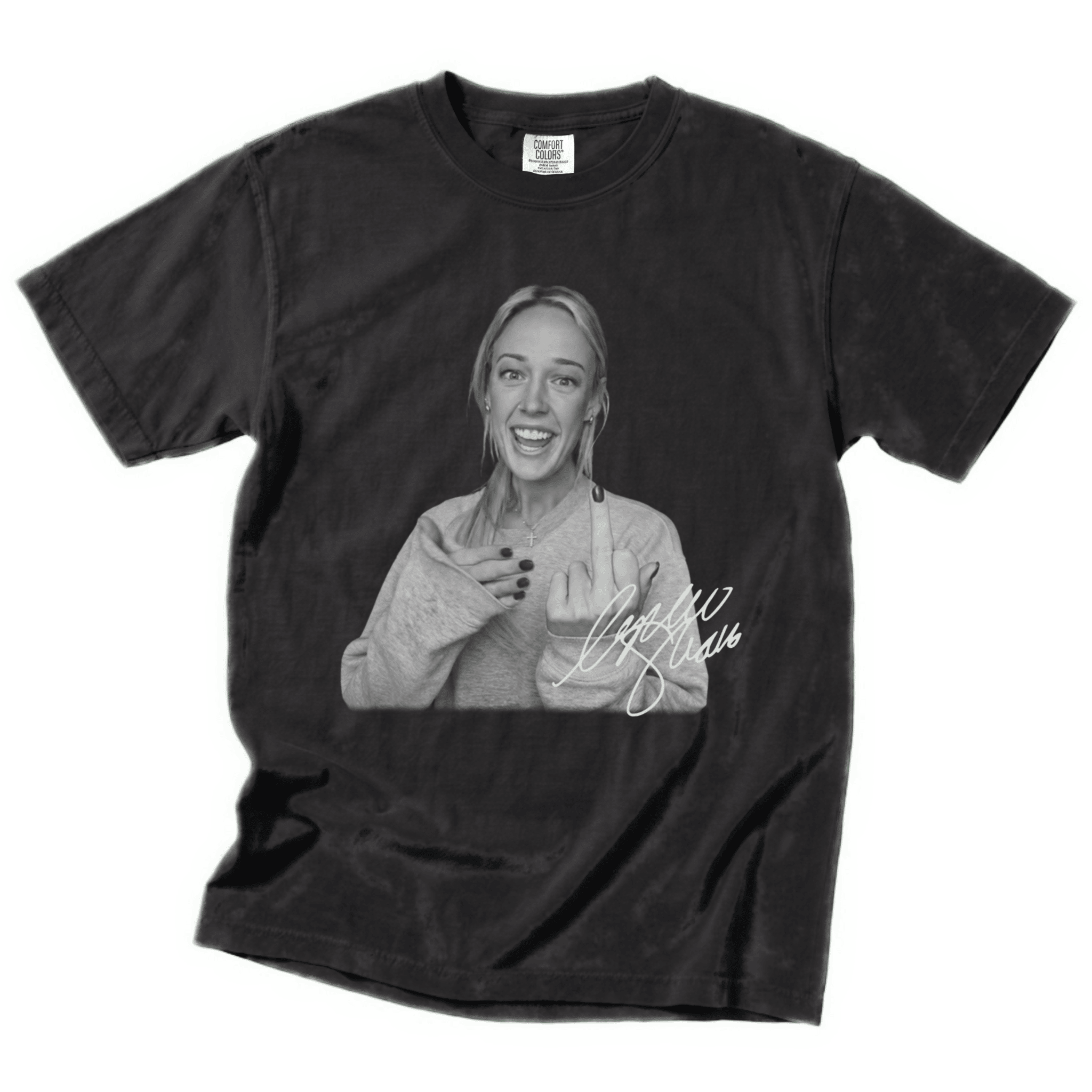 QK- Sophie Cunningham Middle Finger V1 - Feverstone T-Shirt - Image 2