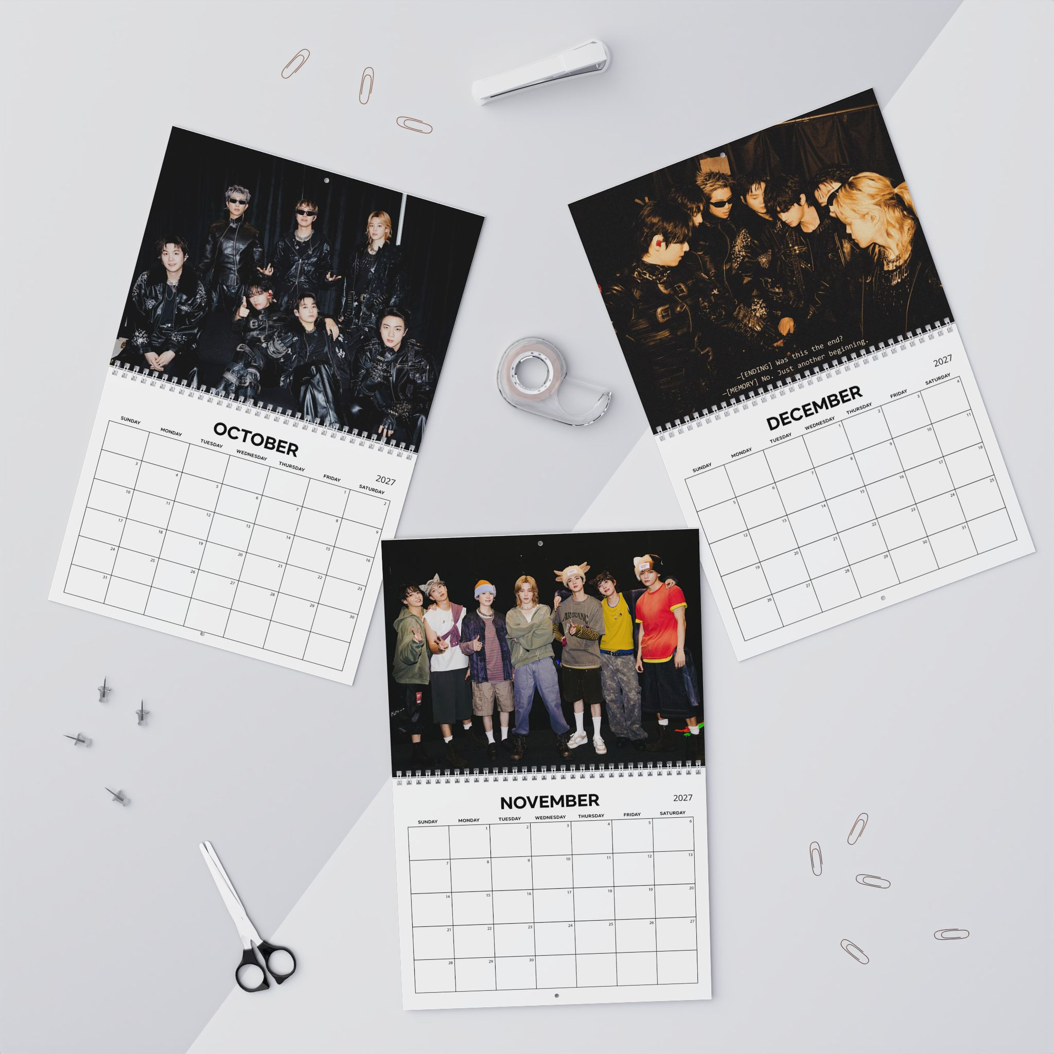 AT - 2027 A Year With BTS Wall Calendar - Image 5