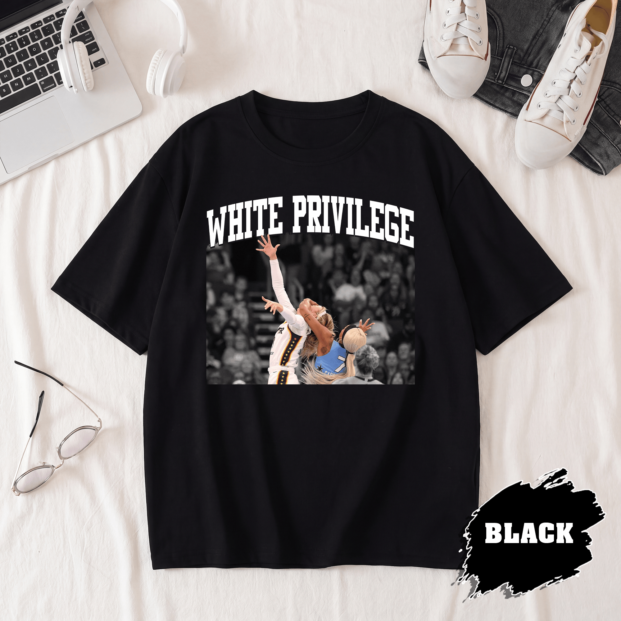 BN - White Privilege T-Shirt, Sophie Cunningham Tee - Image 2