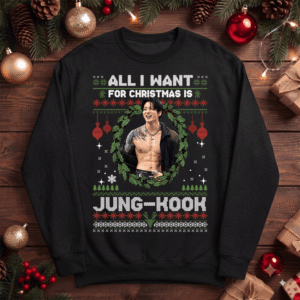 AT - JungKook Ugly Christmas Sweatshirt