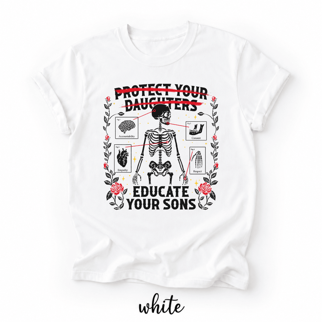 Protect Your Daughters Educate Your Sons Shirts - Image 5