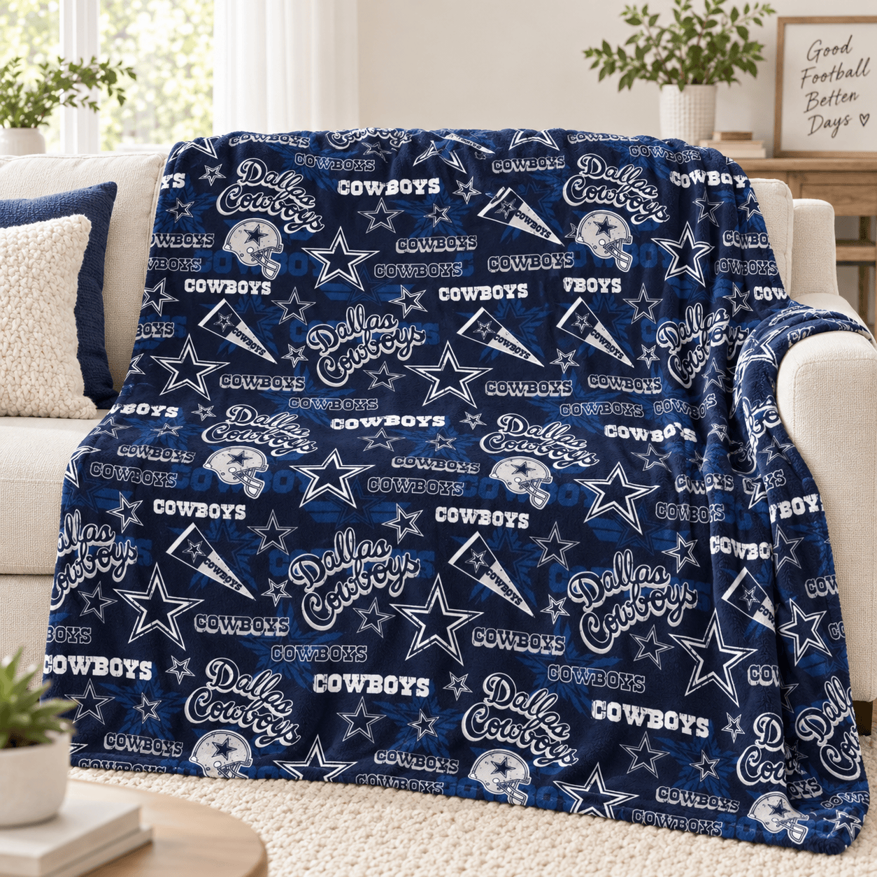 HN - Dallas Cowboys Sports Blanket