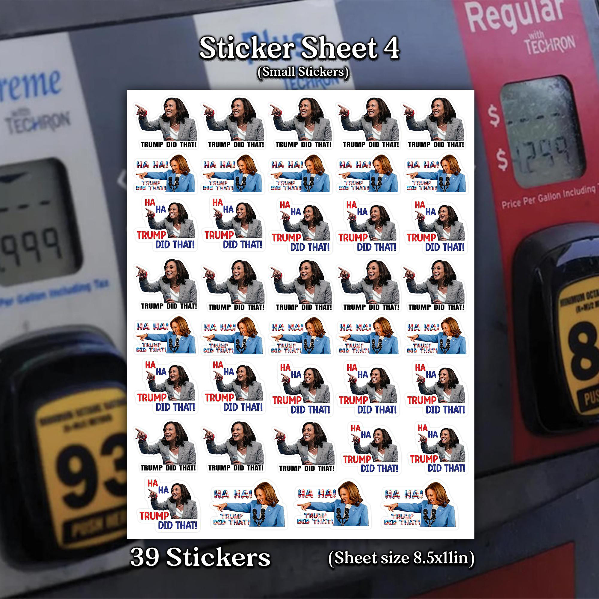 NA - Kamala "Trump Did That!" Sheet Sticker - Image 8