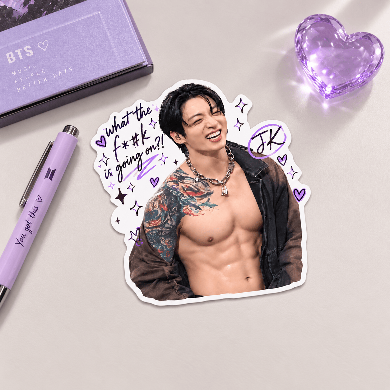 HN - Jungkook BTS Army Sticker/Magnet - Image 3