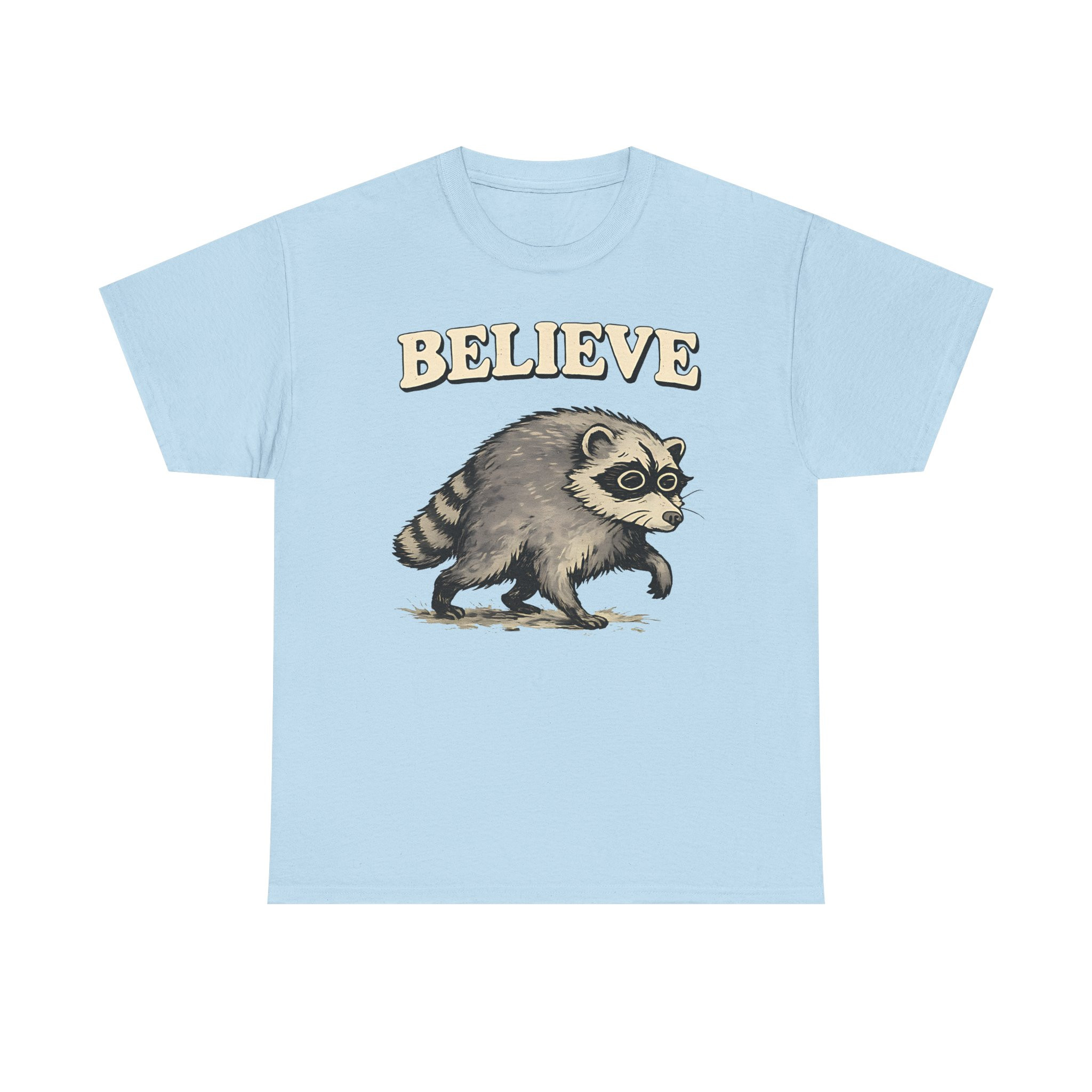 NN - Believe In Jimothy The Raccoon Shirt - Image 3