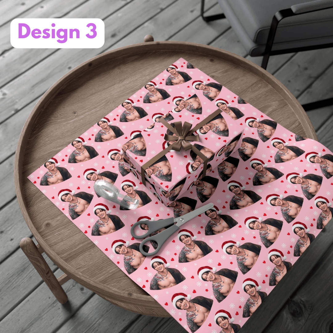TT - Christmas Hot JungKook Matte Wrapping Papers - Image 4