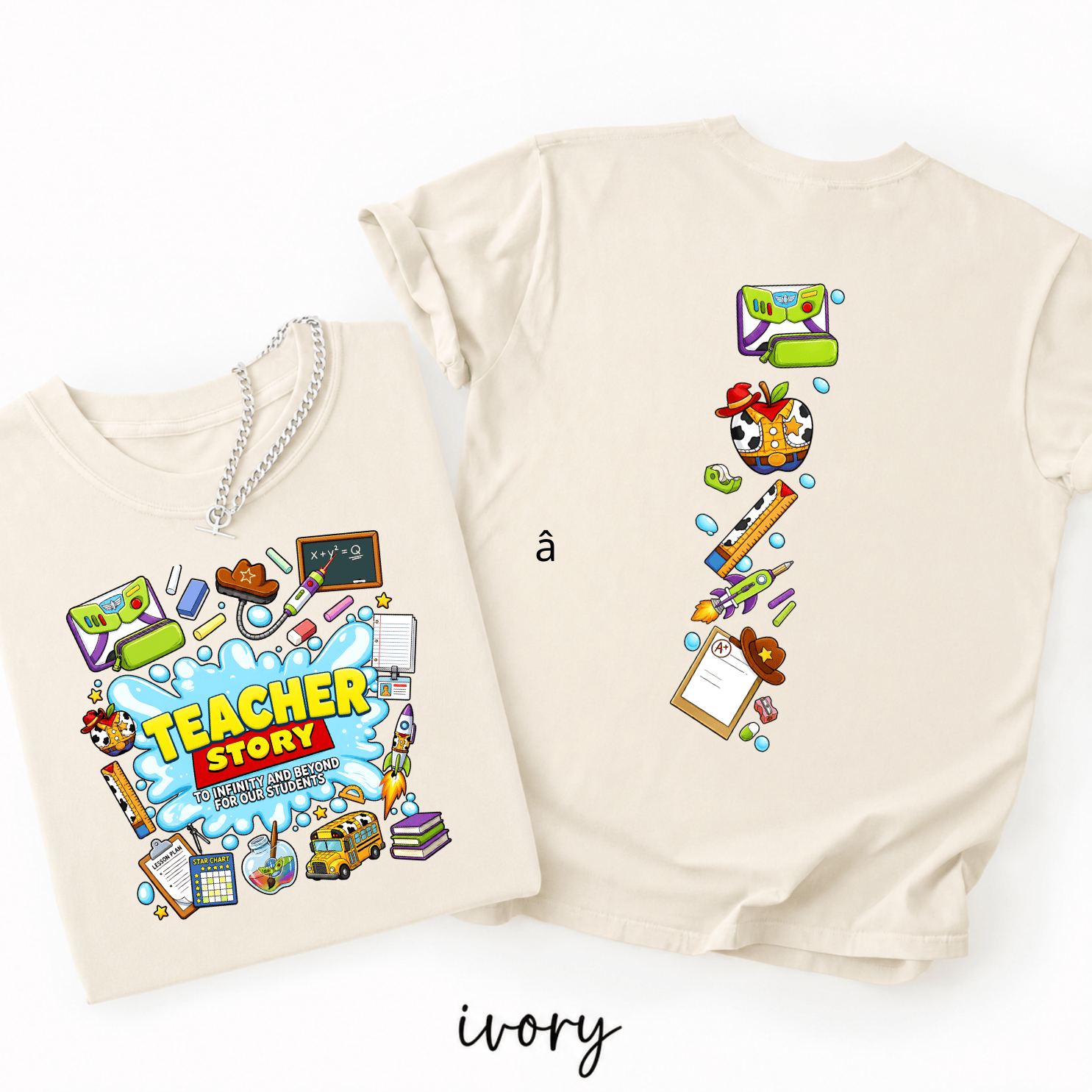 Custom Teacher Toy Story 5 shirts - Image 9