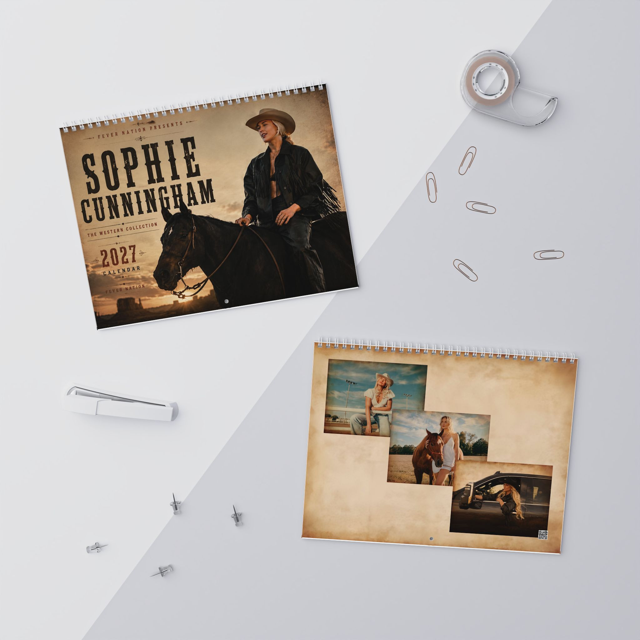 QK - Sophie Cunningham Western Edition 2027 Wall Calendar