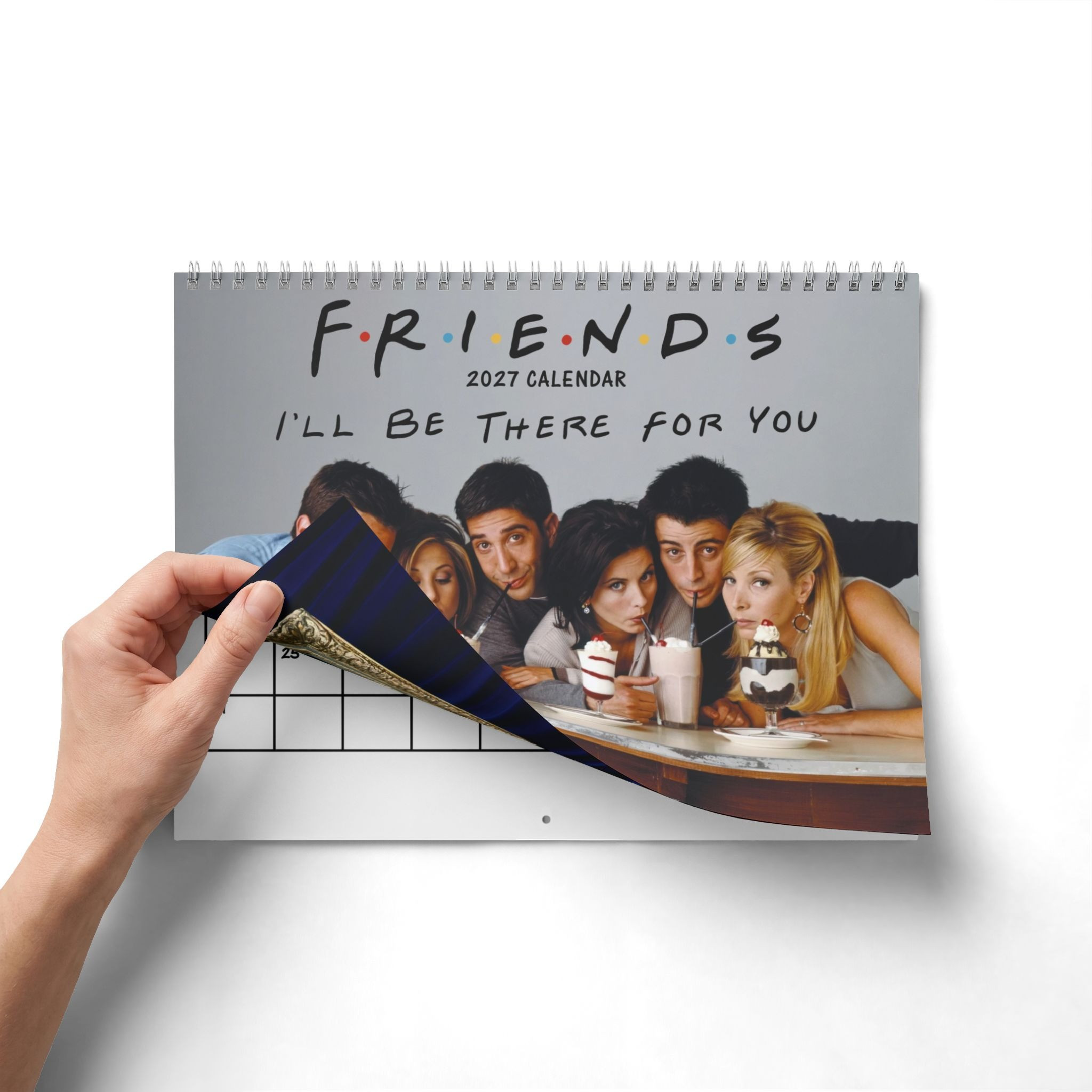 TT - FRIENDS 2027 Calendar, TV Show Inspired Wall Calendar, Funny Sitcom Fan Gift, Friends Inspired Home Decor