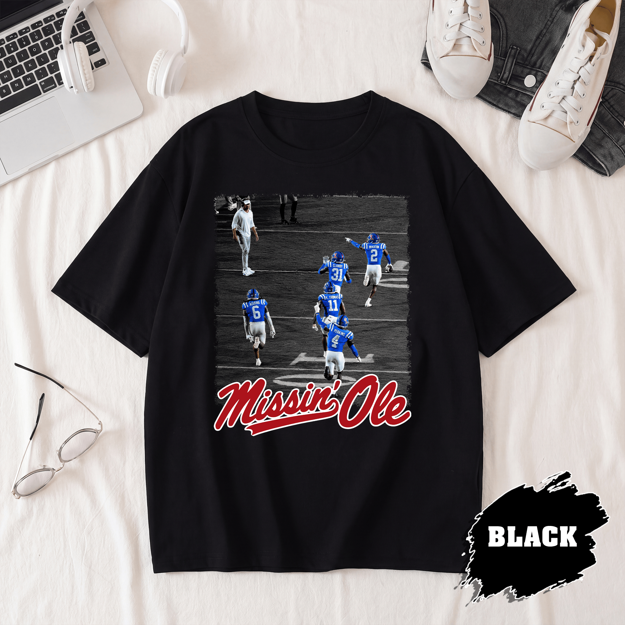 BN - Missin' Ole Shirt, Mississippi Old Coach Tee - Image 3
