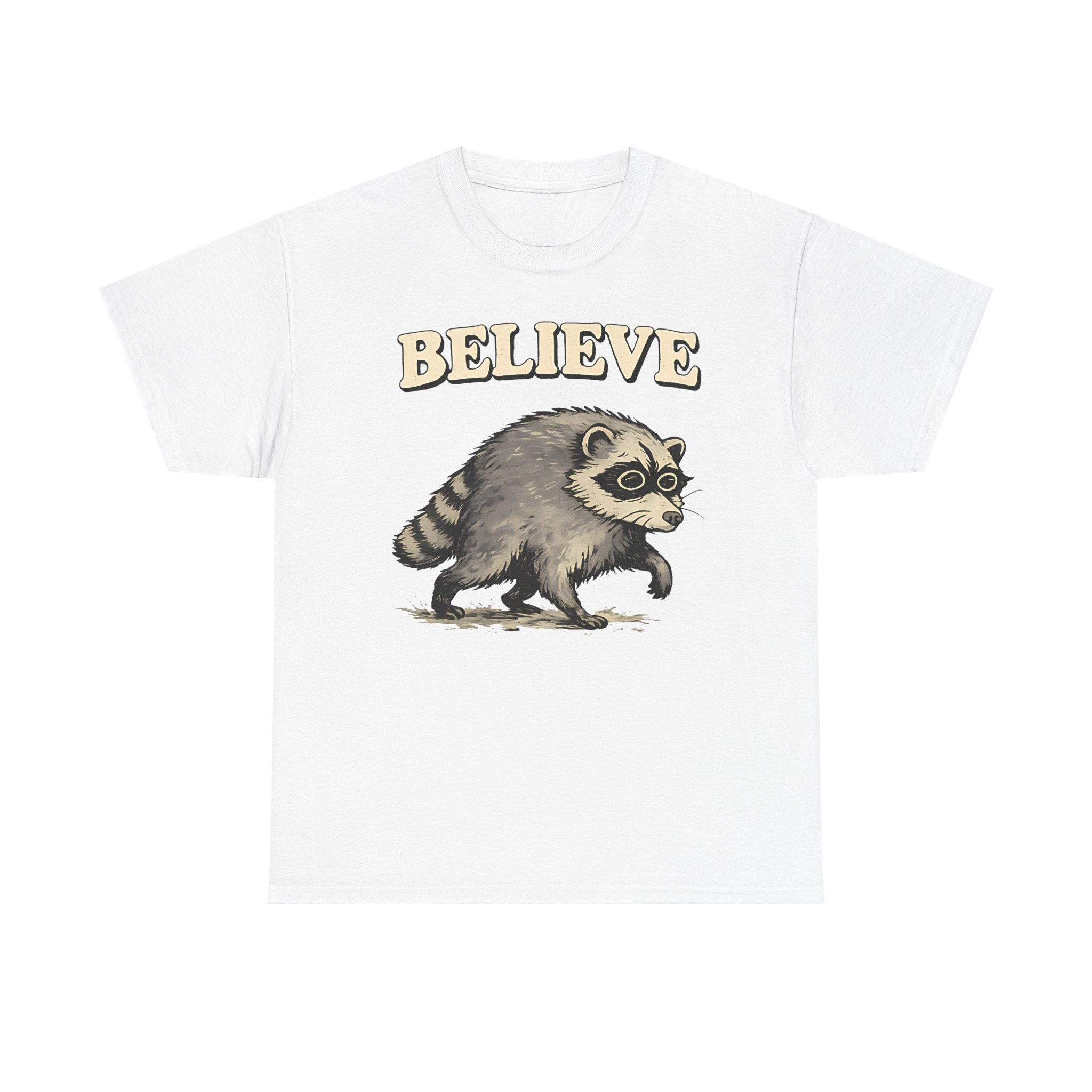 NN - Believe In Jimothy The Raccoon Shirt - Image 2