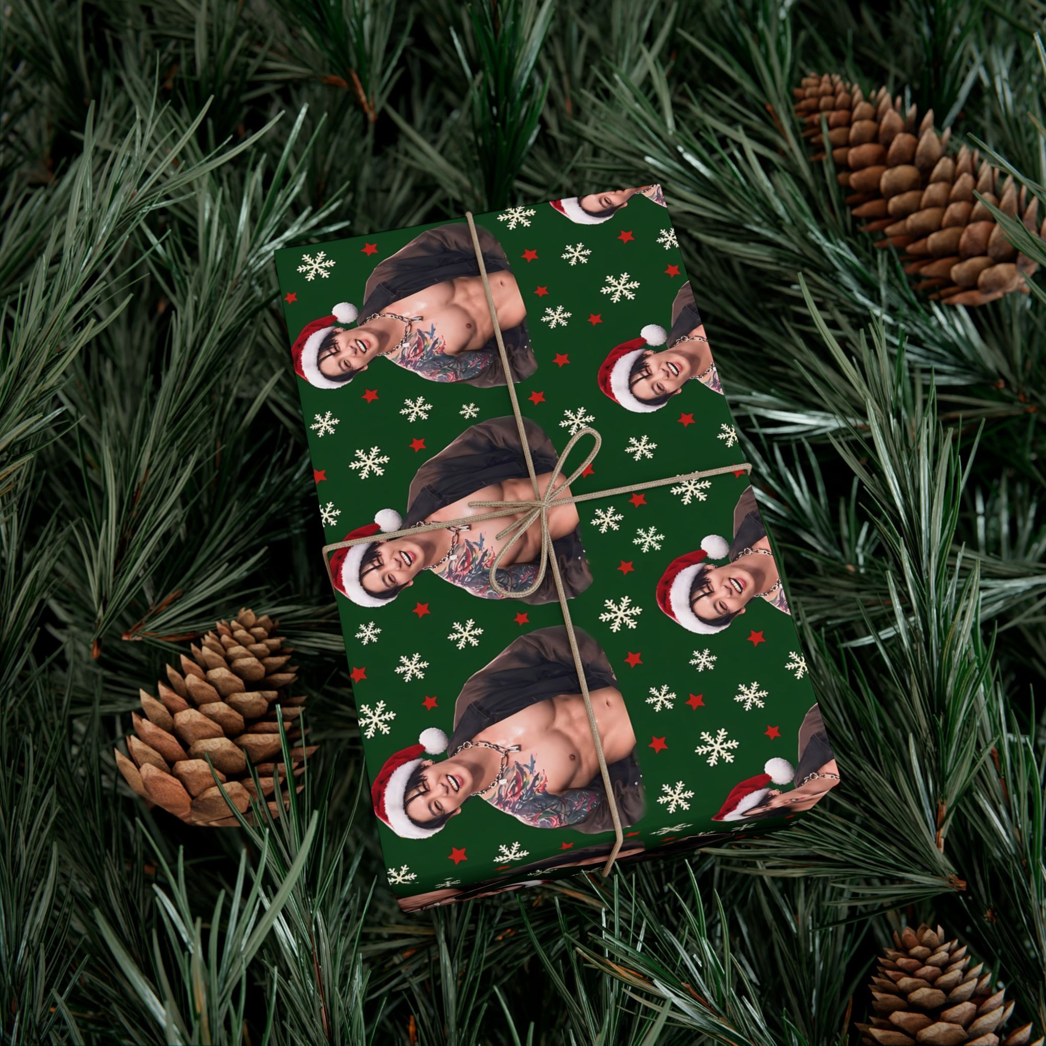 TT - Christmas Hot JungKook Matte Wrapping Papers - Image 9