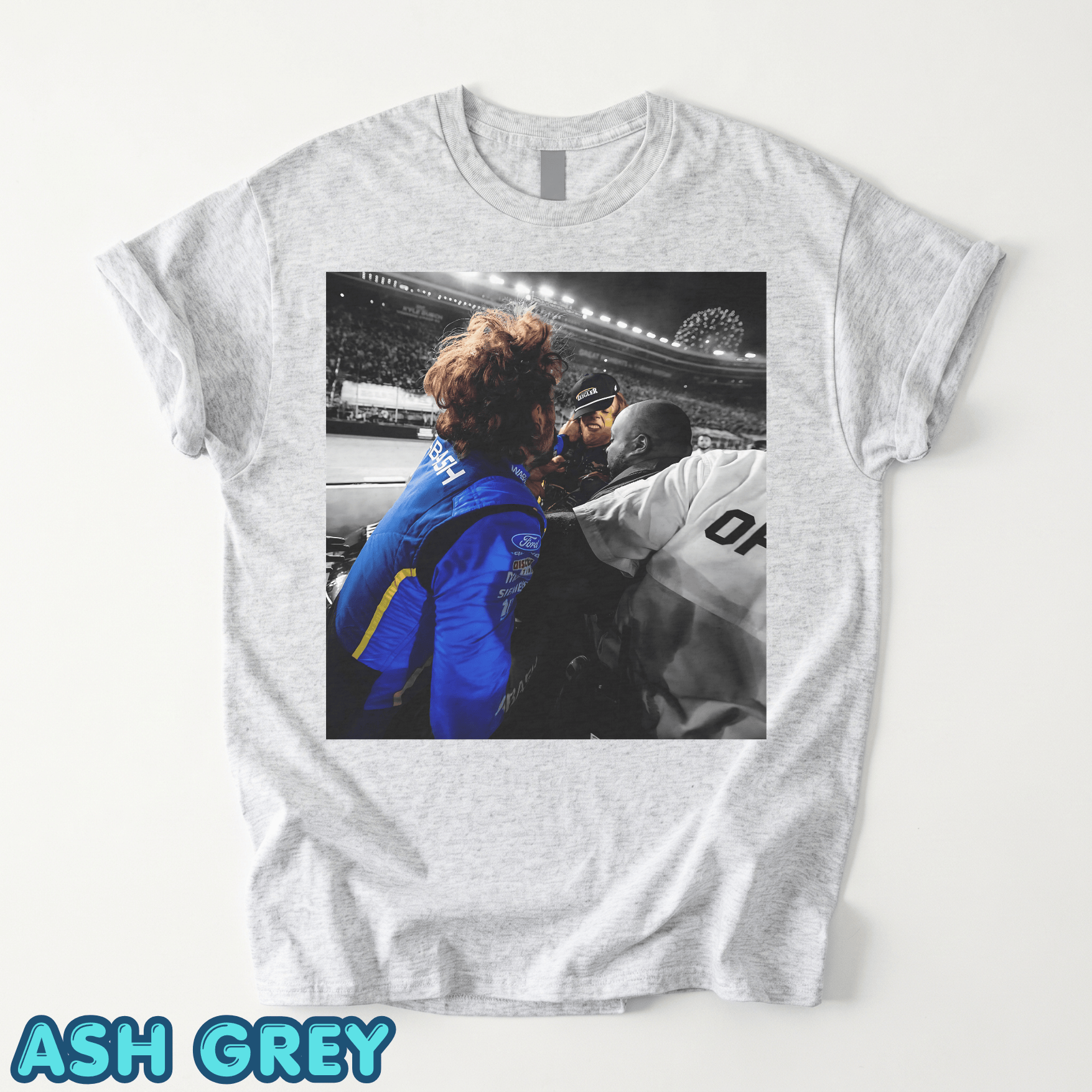 Vintage Carson Hocevar vs Ryan Blaney Shirt, Racing Graphic Tee, NASCAR Fight Apparel, Gift Tee - Image 3