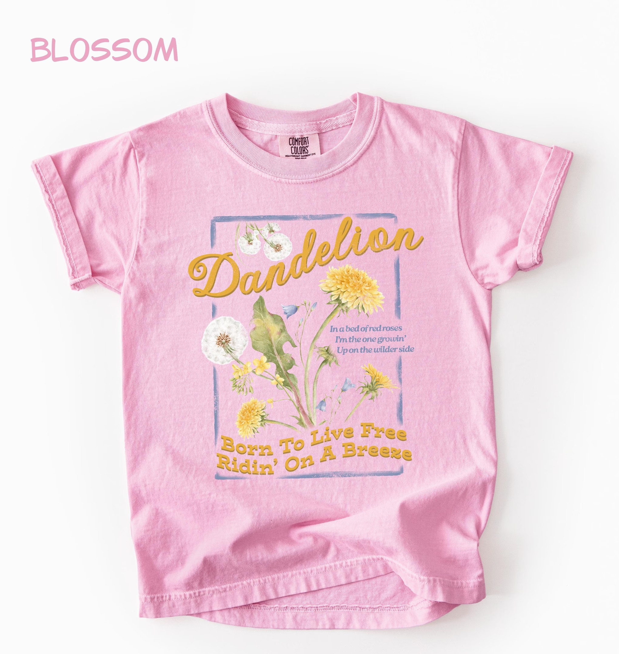NN - Dandelion Lyrics Vintage Shirts, Ella Langley T-Shirt - Image 11