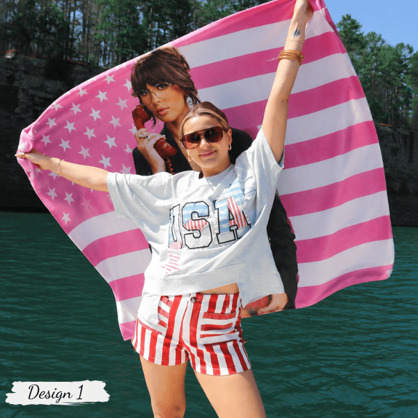 TA - Ella Langley American Polyester Flag, Tapestry for Fans - Image 5