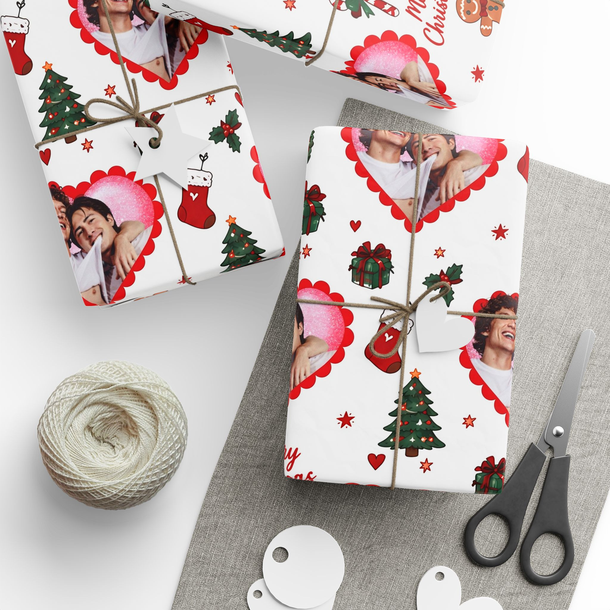 AT - Heated Rivalry Matte Wrapping Paper - Image 5