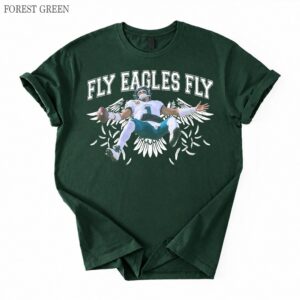 NA - Jalen Hurts Fly Eagles Fly Philadelphia Football Tee
