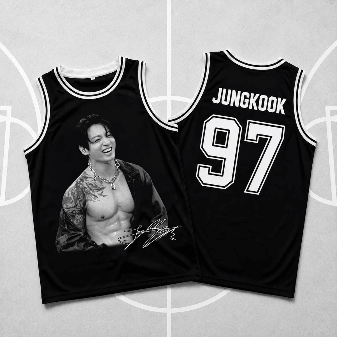 TT - Hot JUNGKOOK body Jersey Sport Tank Top